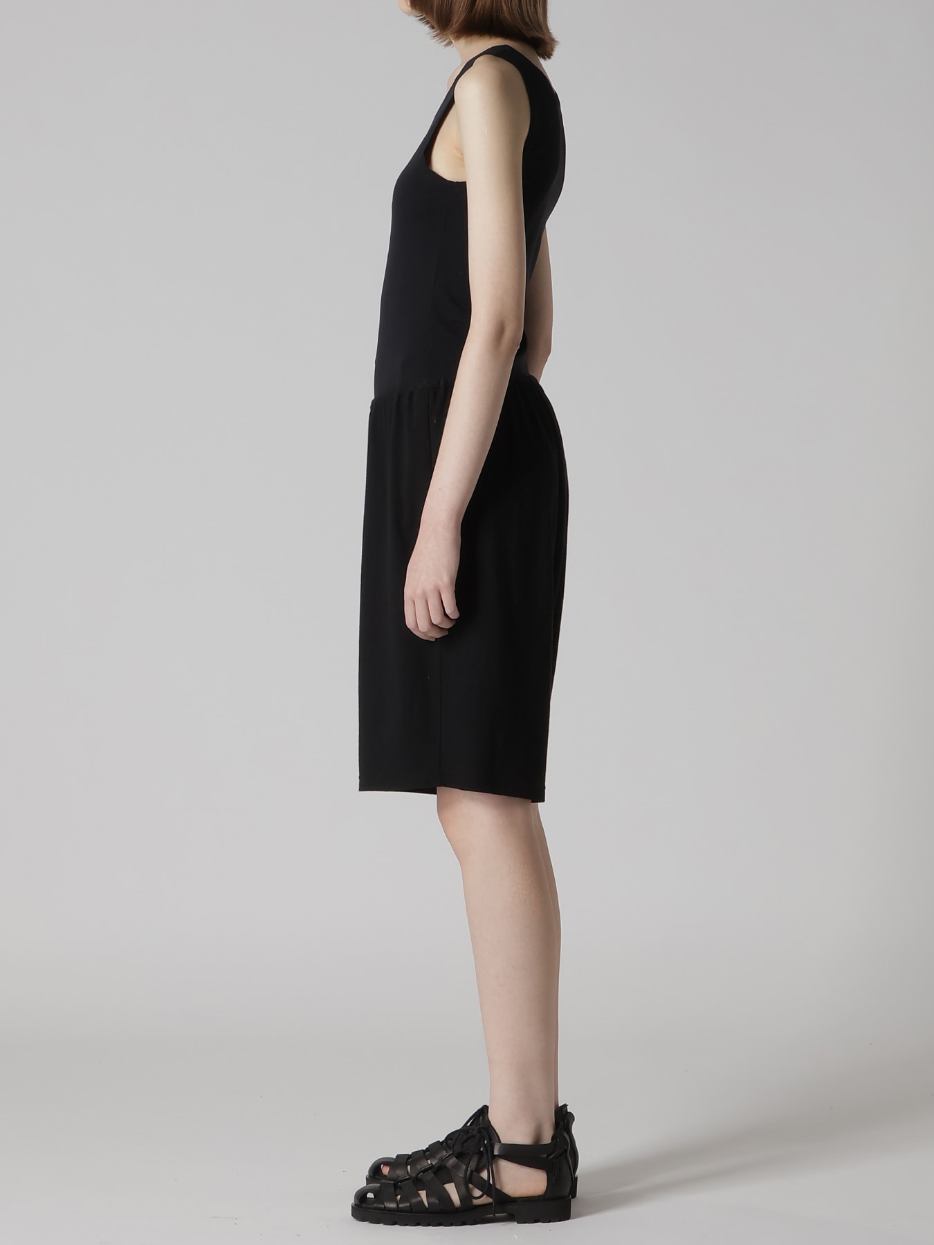 COTTON JERSEY EASY HALF PANTS