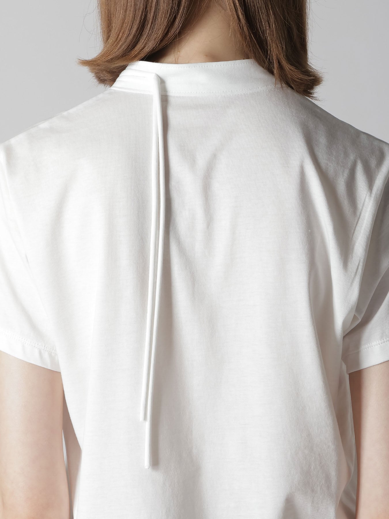 COTTON JERSEY SHAKA BUTTON SHORT SLEEVE TEE