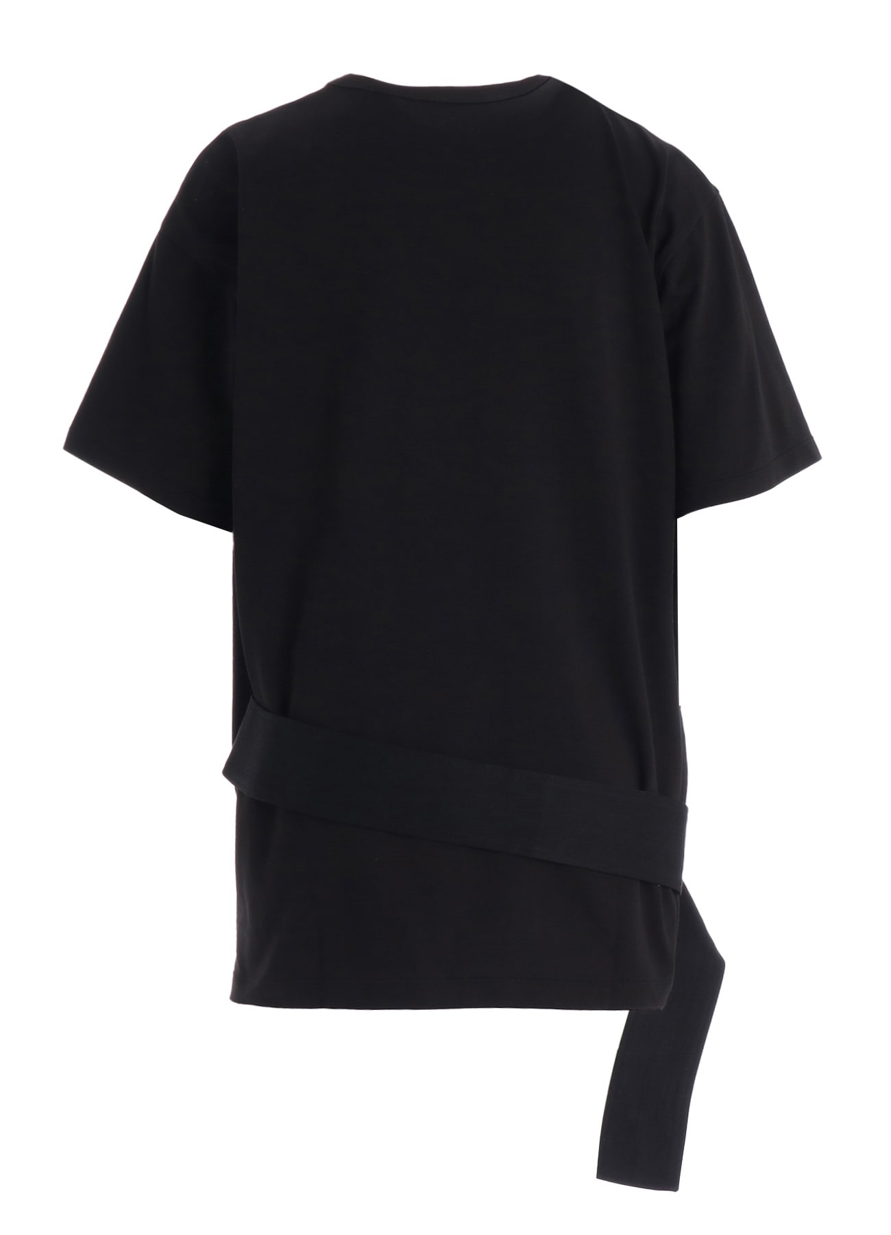 COTTON JERSEY SLIT SHORT SLEEVE TEE