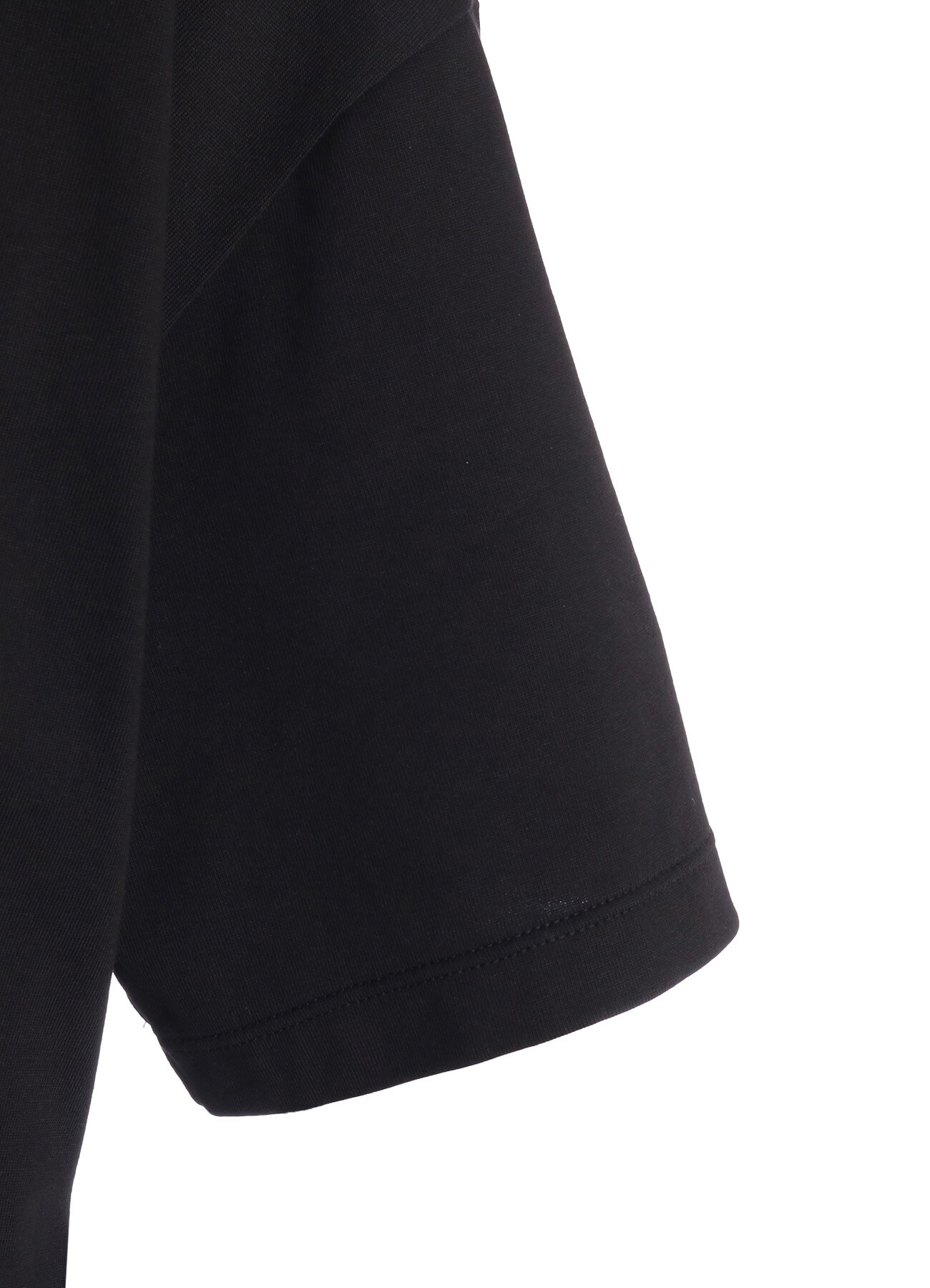 COTTON JERSEY SLIT SHORT SLEEVE TEE