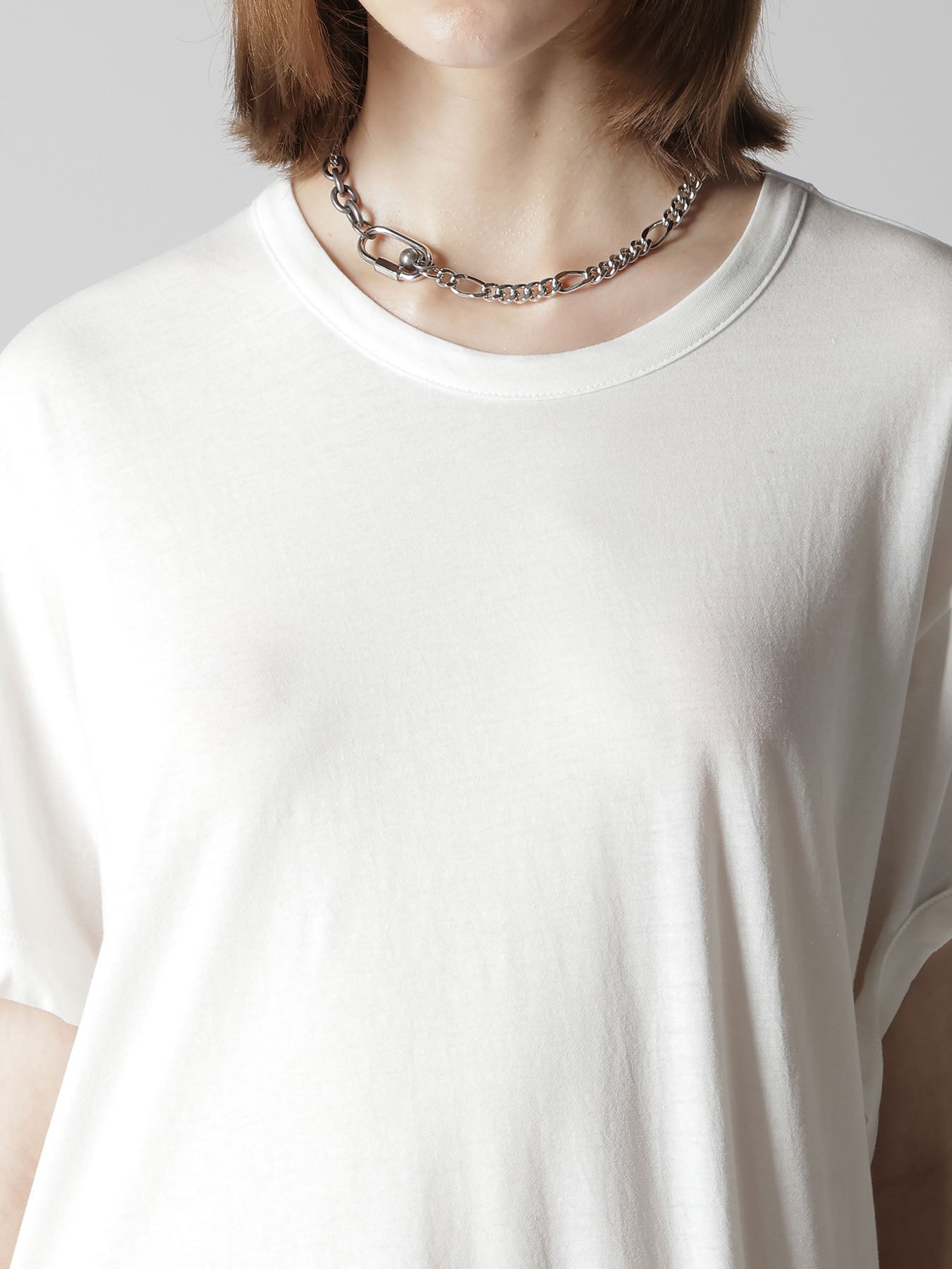 HARD-TWISTED JERSEY HOLLOW TEE A