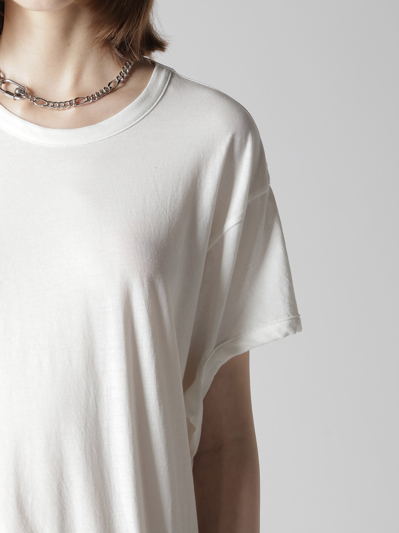 HARD-TWISTED JERSEY HOLLOW TEE A