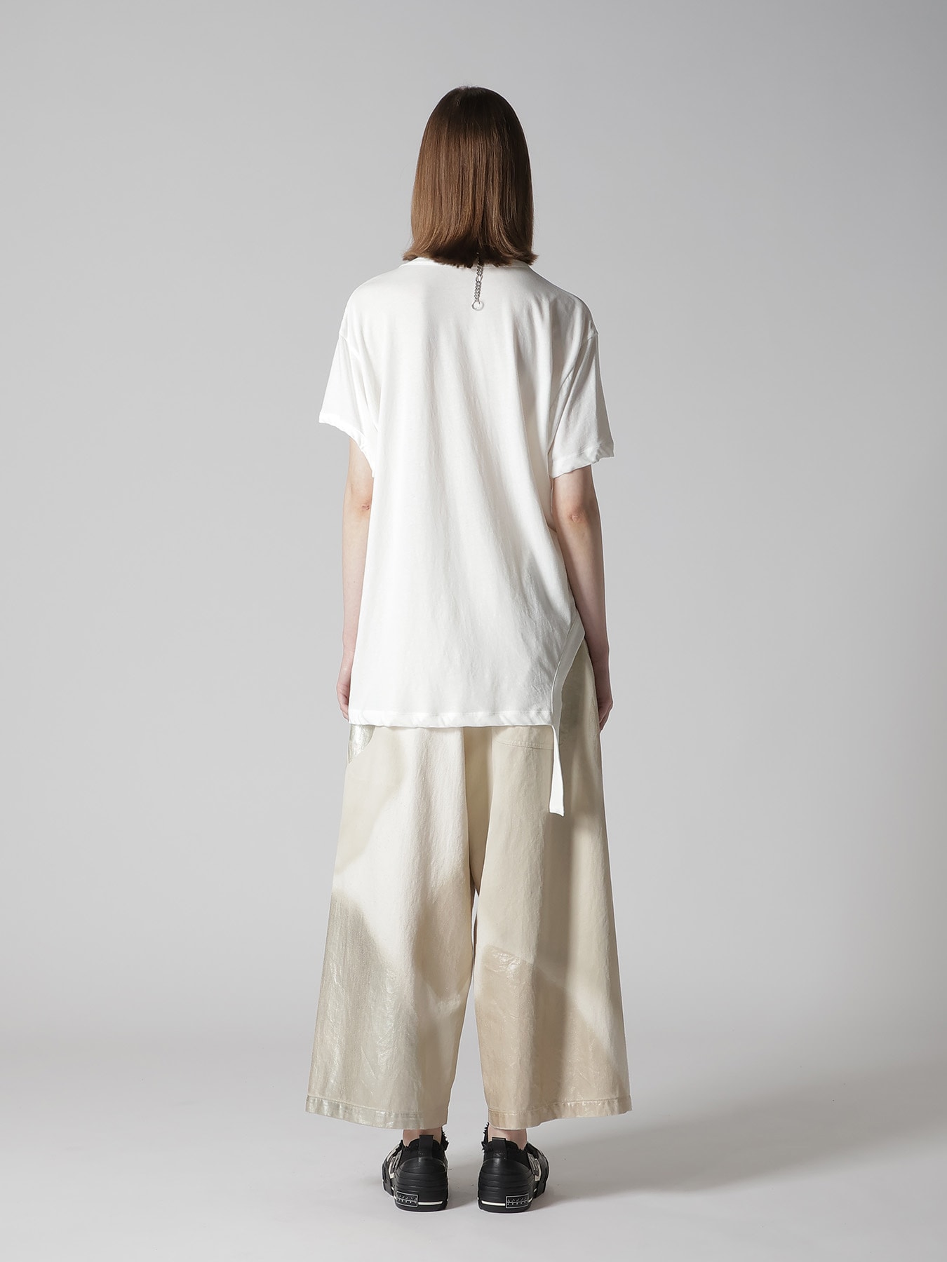 HARD-TWISTED JERSEY HOLLOW TEE A