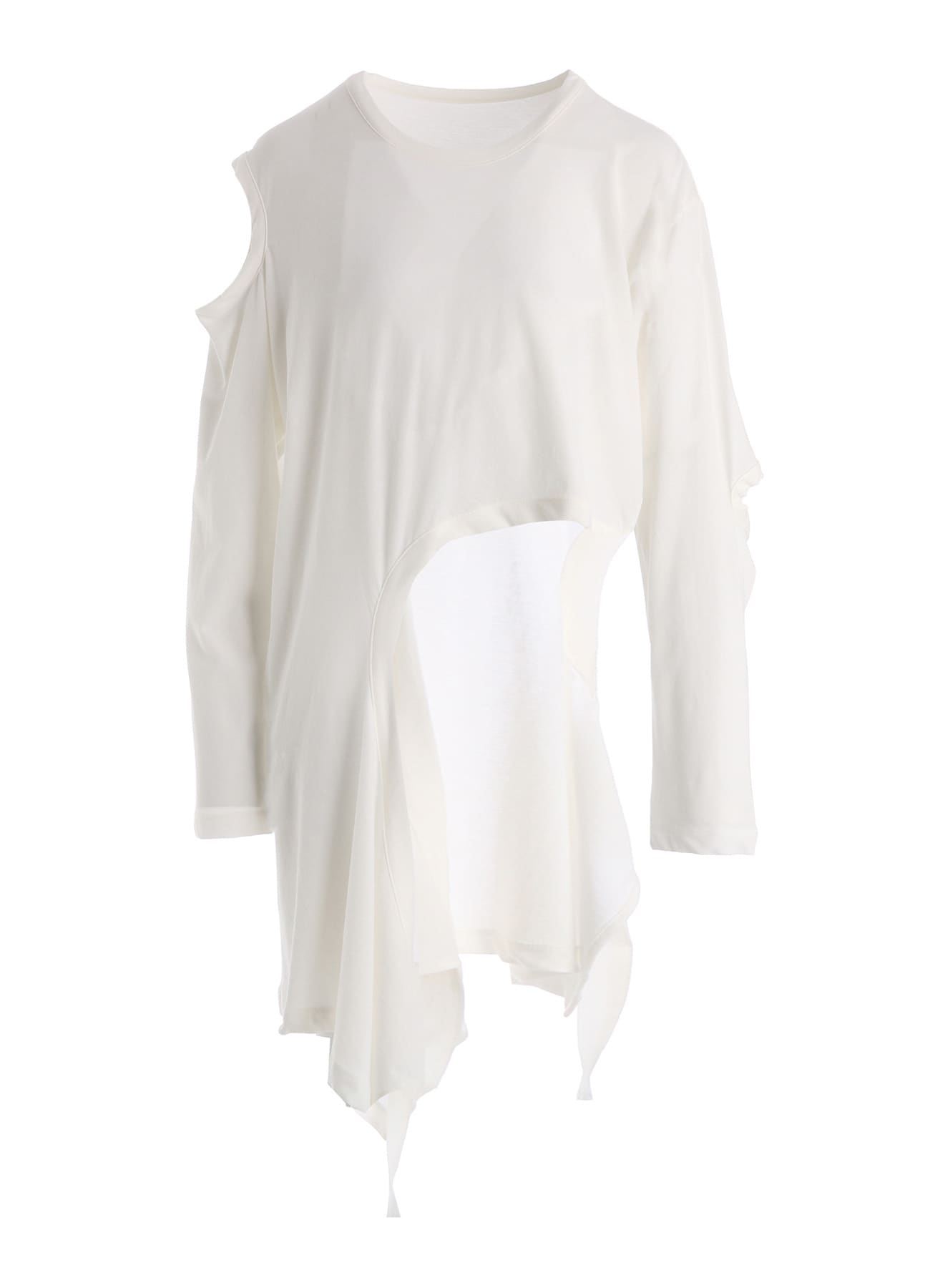 HARD-TWISTED JERSEY HOLLOW LONG SLEEVE TEE