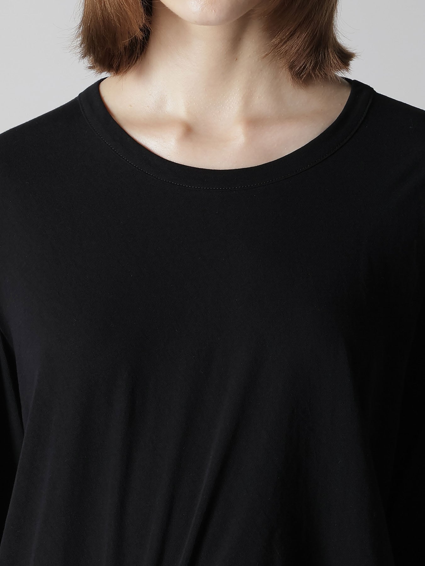 HARD-TWISTED JERSEY HOLLOW LONG SLEEVE TEE