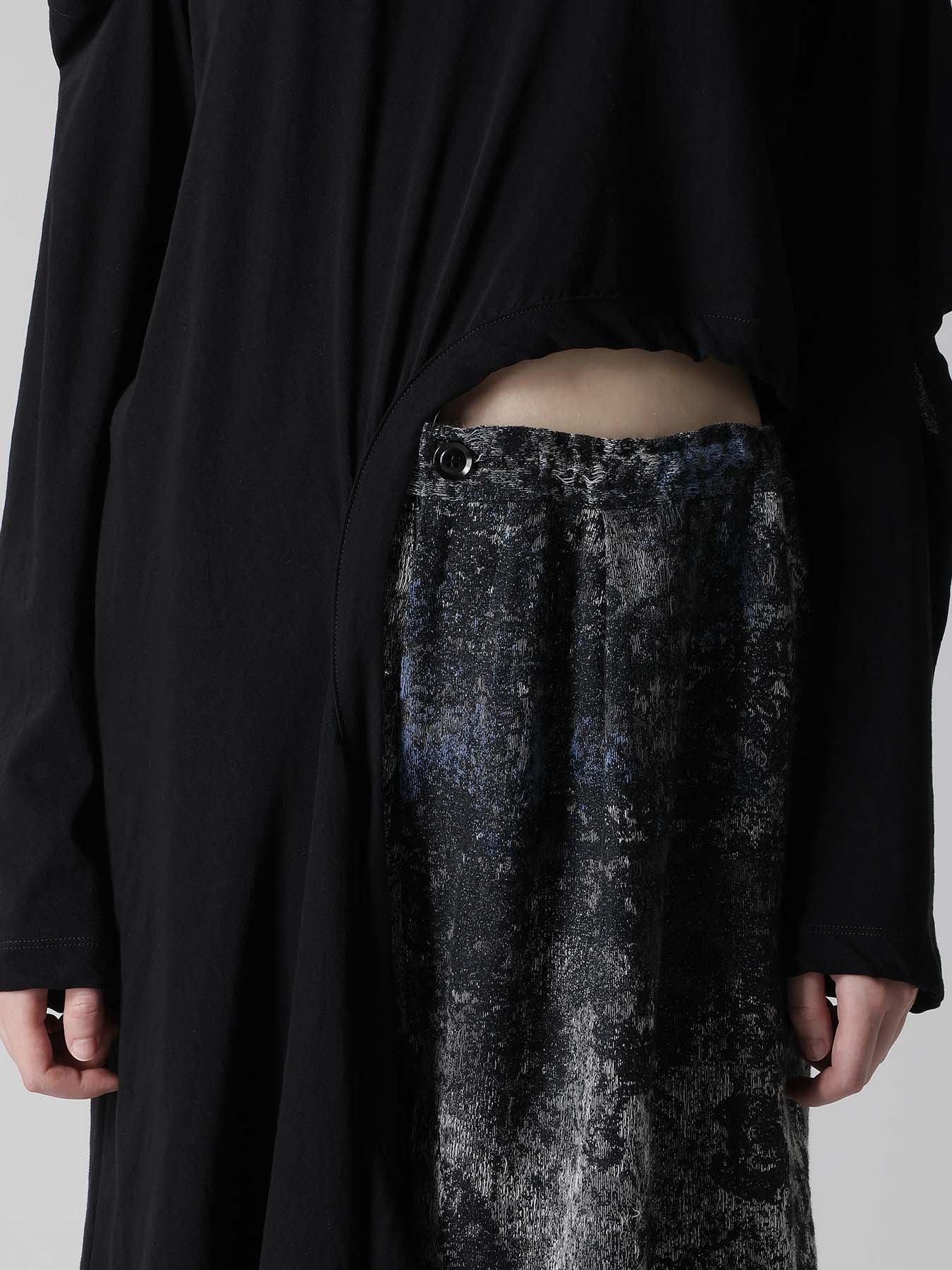 HARD-TWISTED JERSEY HOLLOW LONG SLEEVE TEE