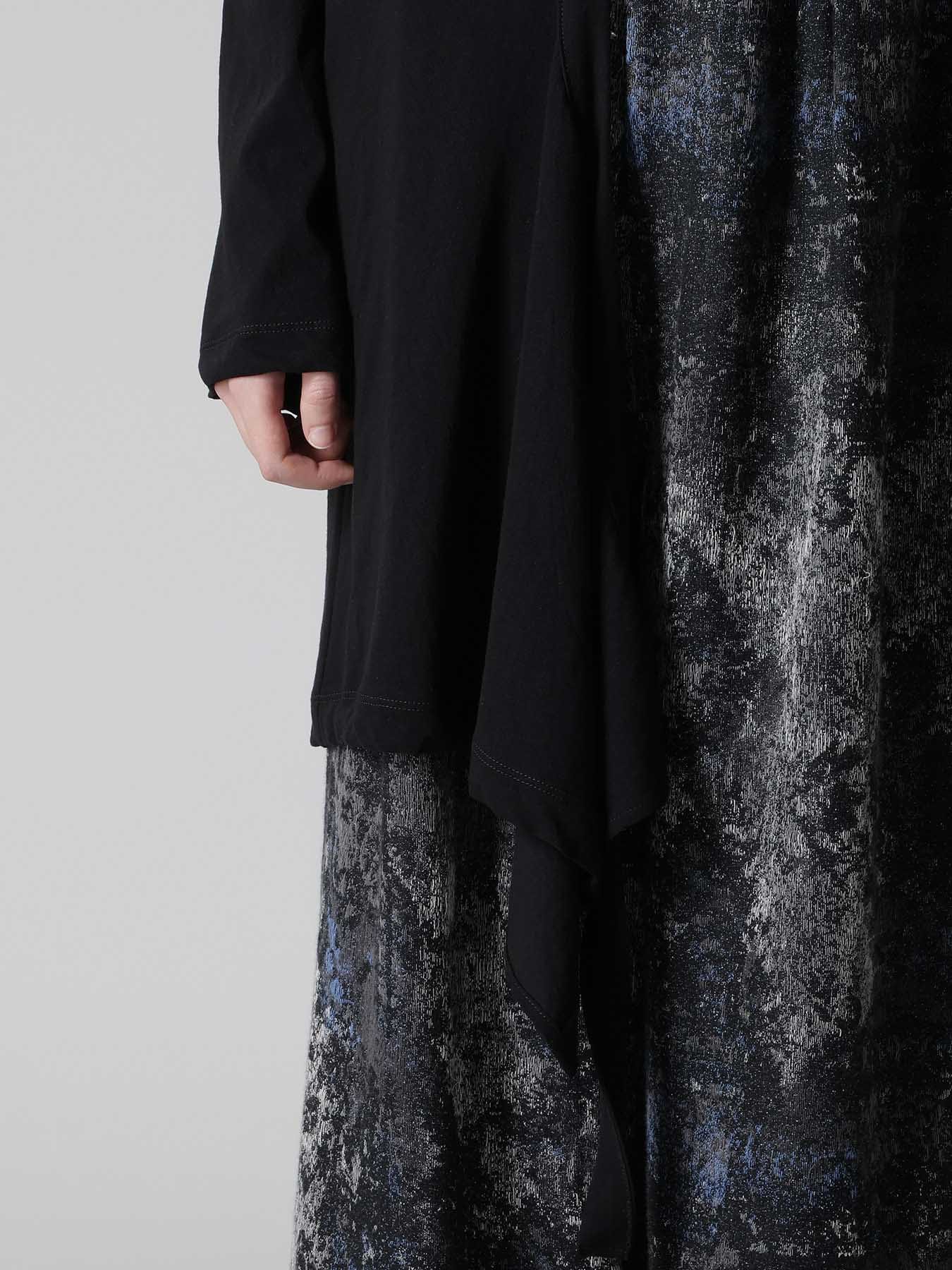 HARD-TWISTED JERSEY HOLLOW LONG SLEEVE TEE