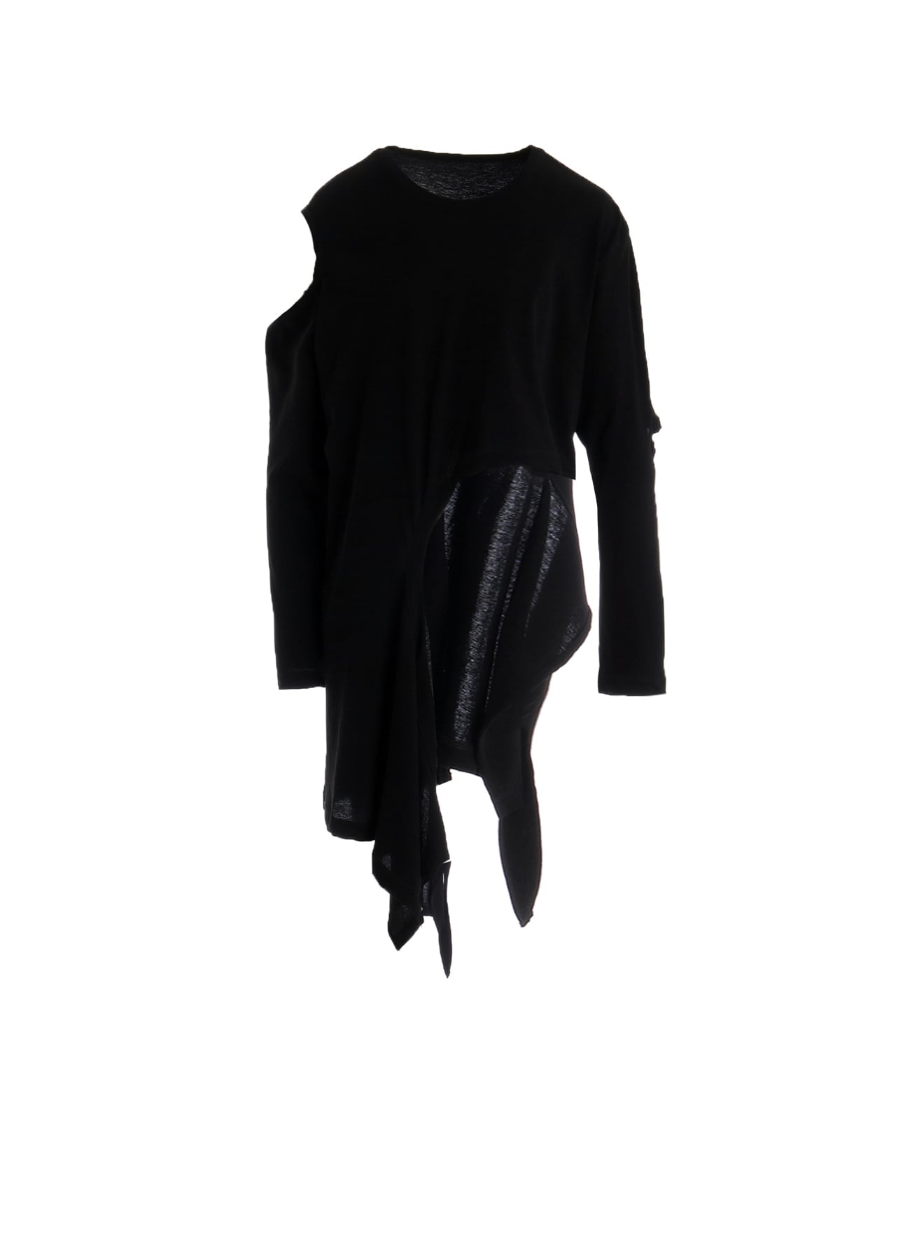 HARD-TWISTED JERSEY HOLLOW LONG SLEEVE TEE