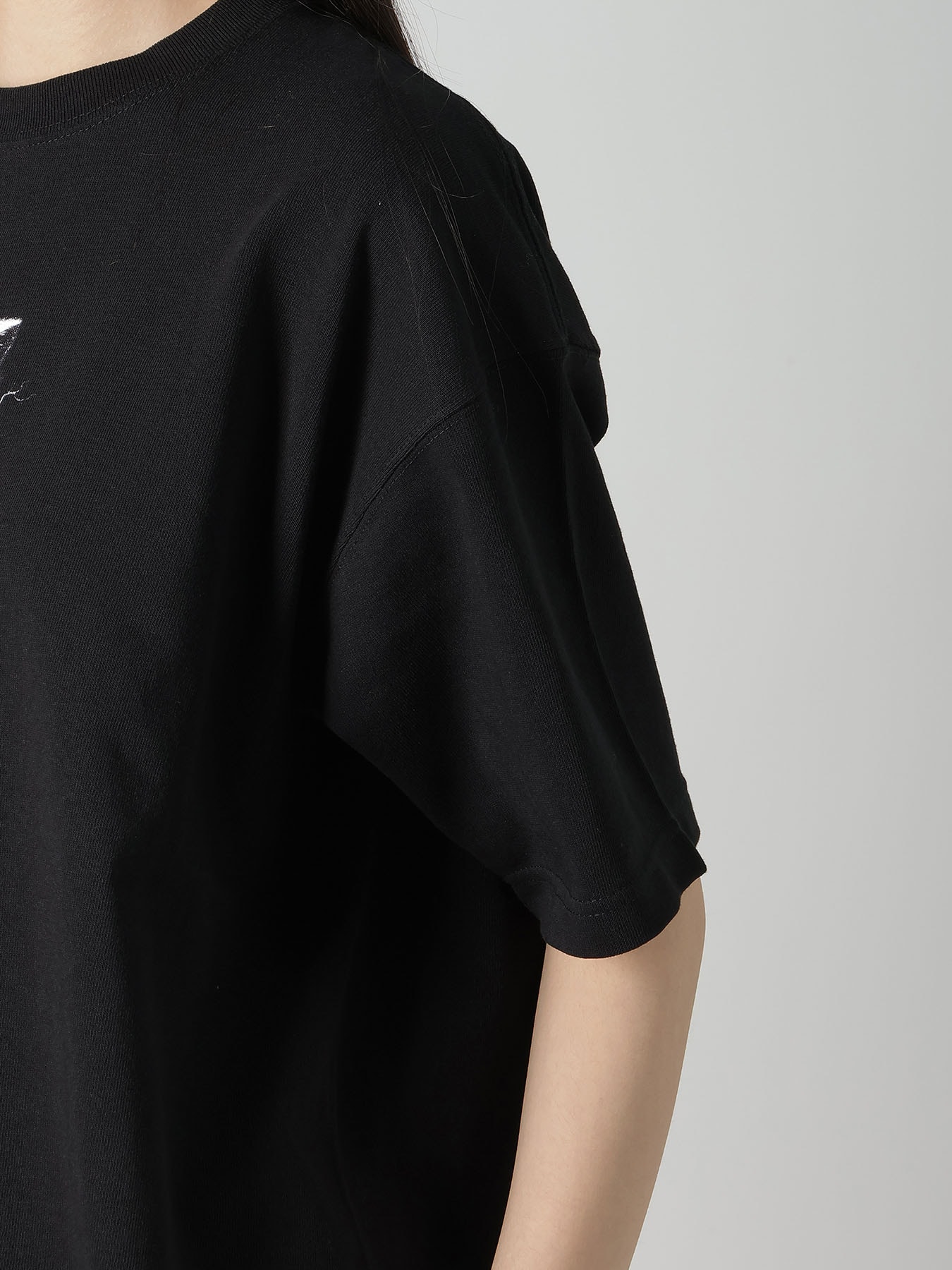 9.1OZ JERSEY CAT PRINT TEE