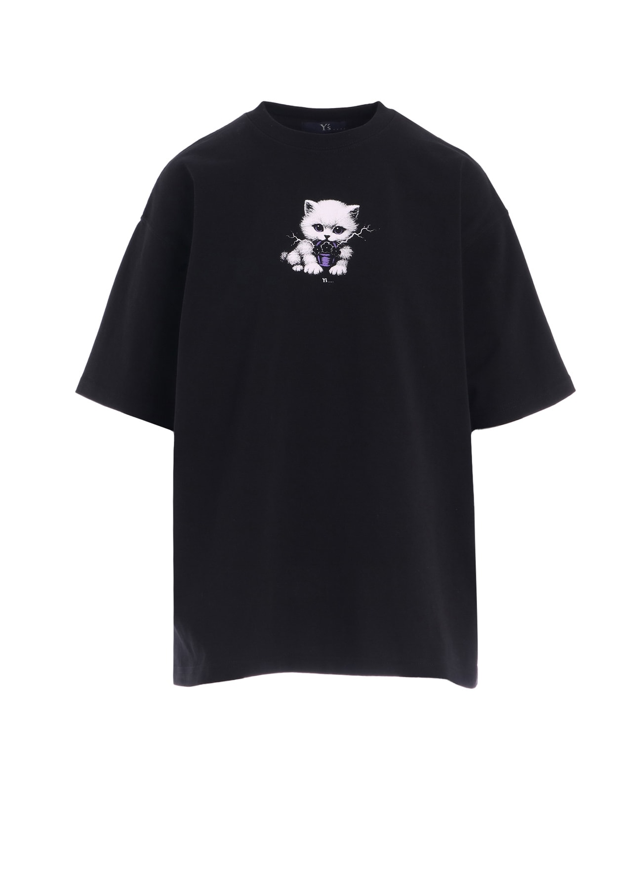 9.1OZ JERSEY CAT PRINT TEE