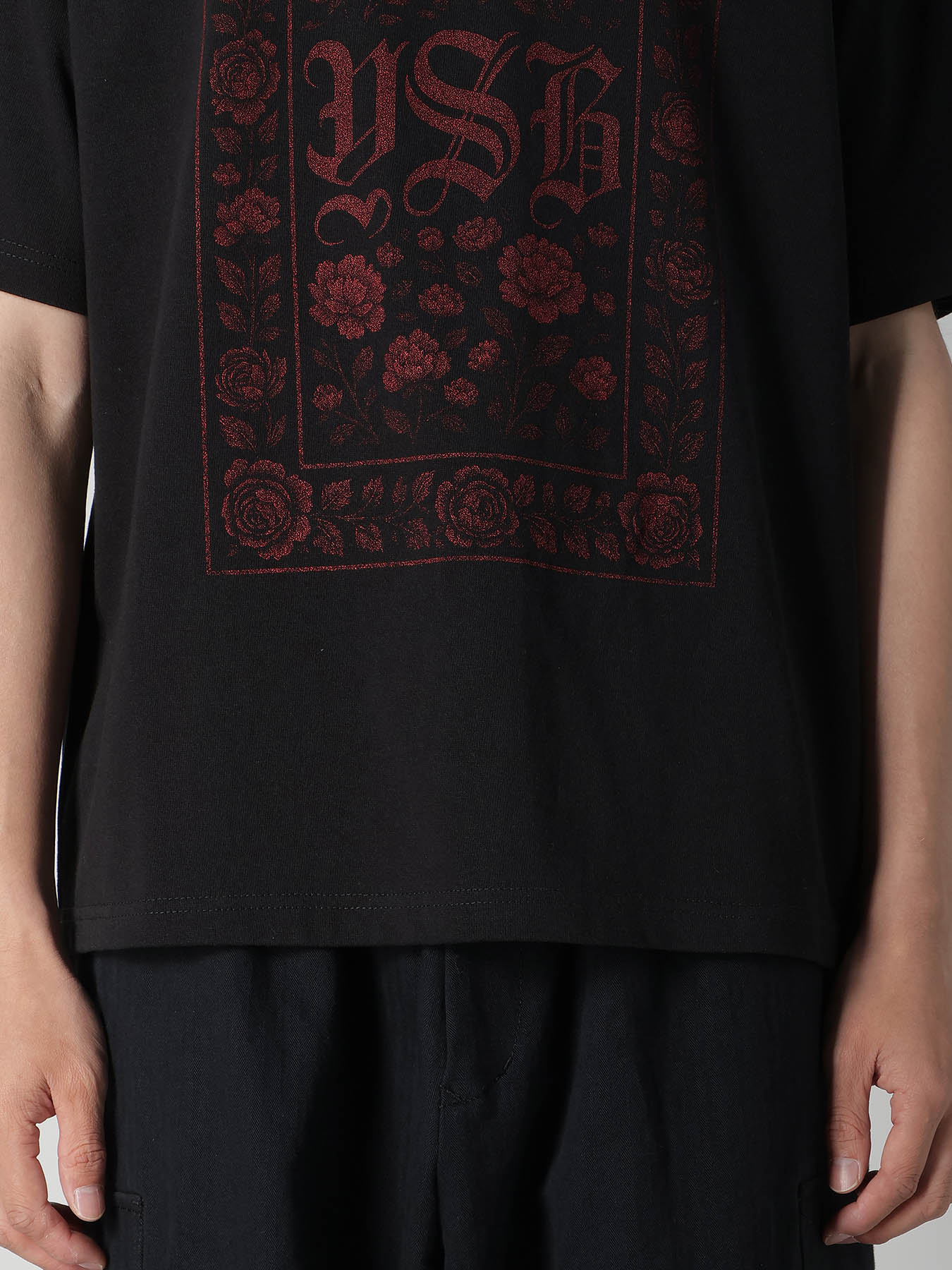 9.1OZ FLOWER PRINT T