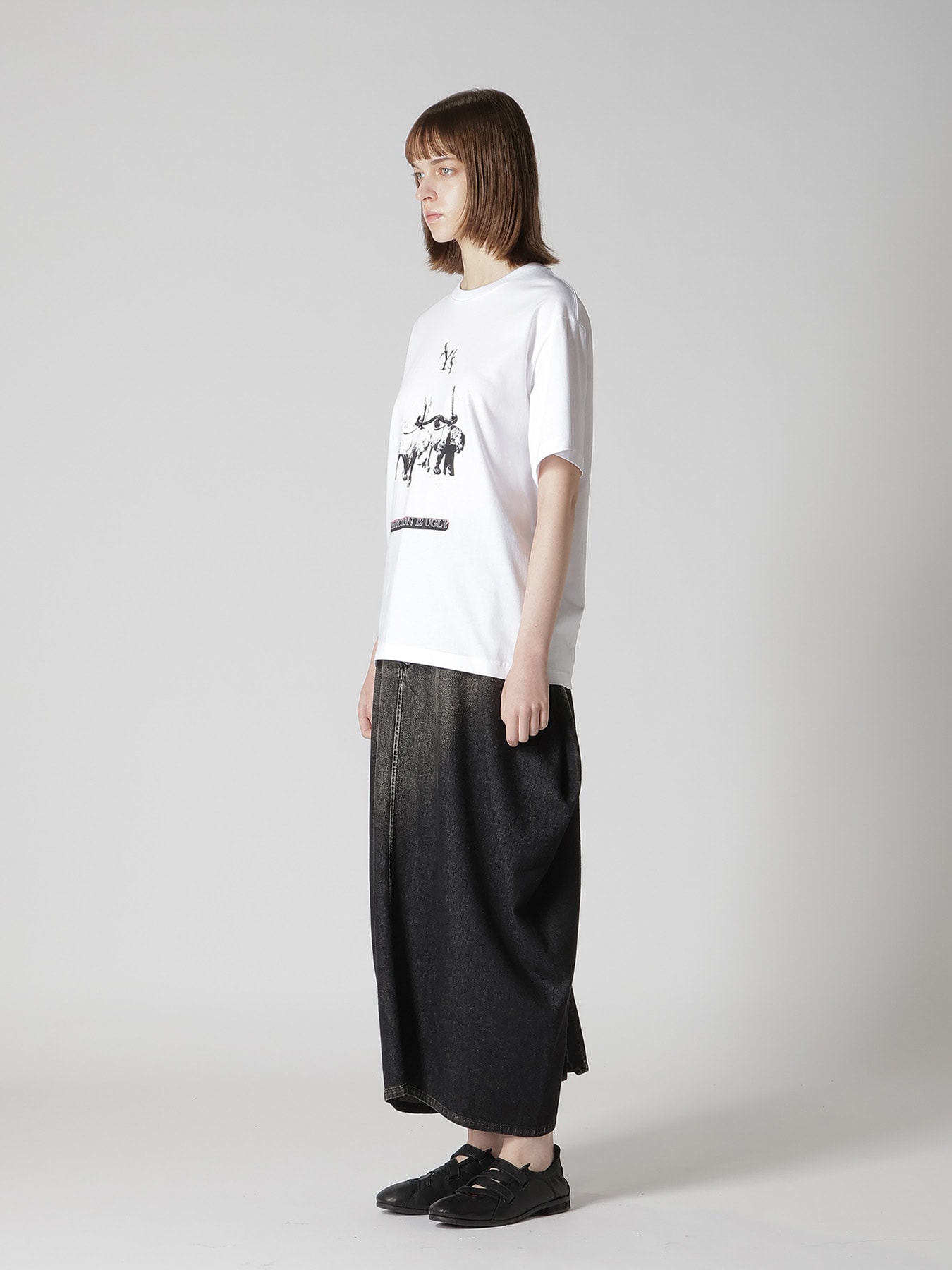 COTTON JERSEY TIGER PRINT TEE