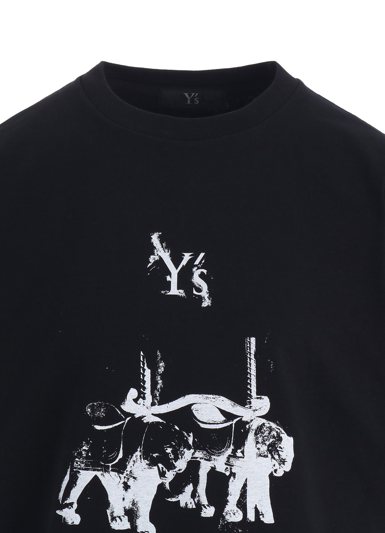 COTTON JERSEY TIGER PRINT TEE