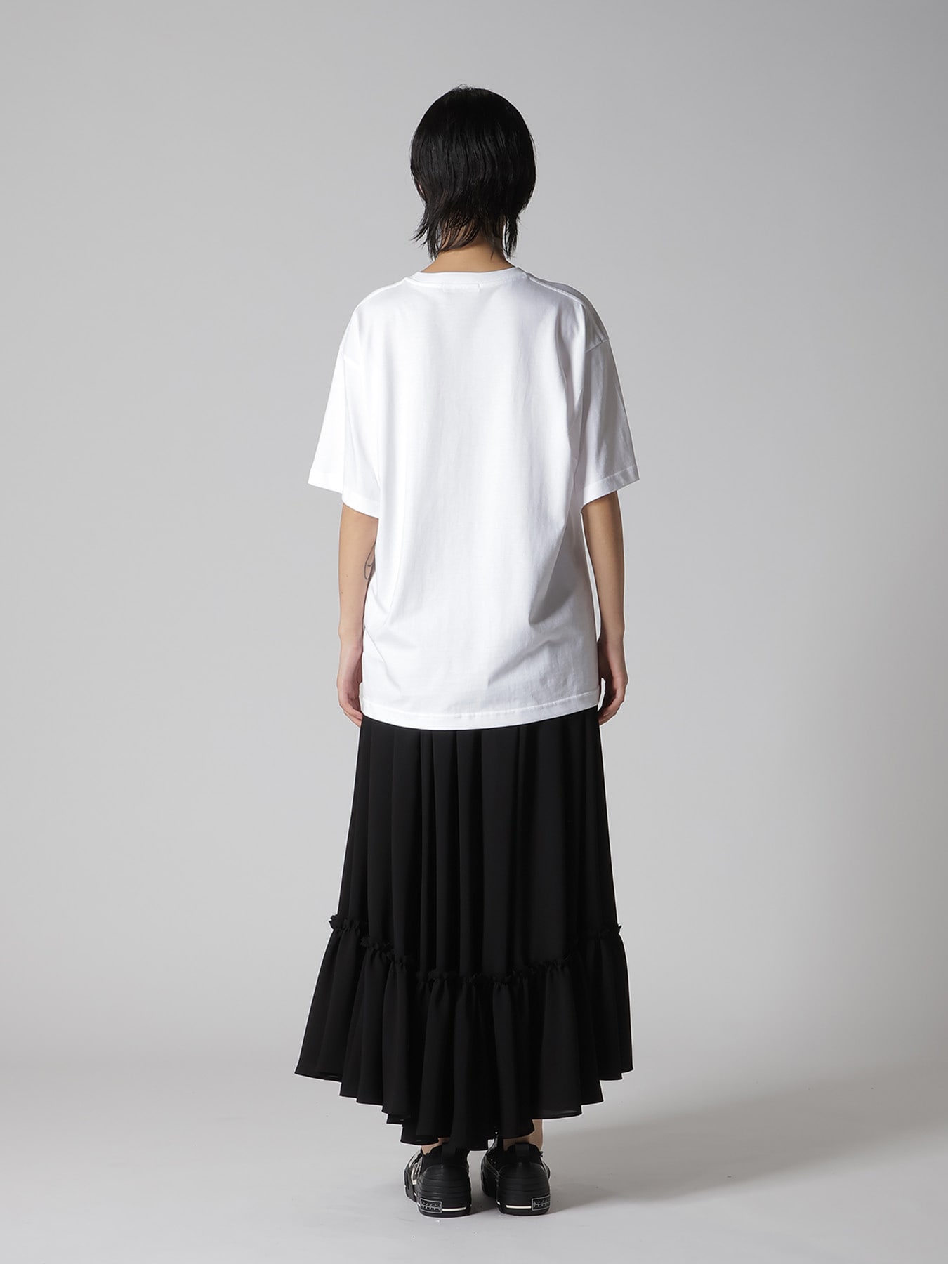 COTTON JERSEY DOG PIGMENT PRINT TEE