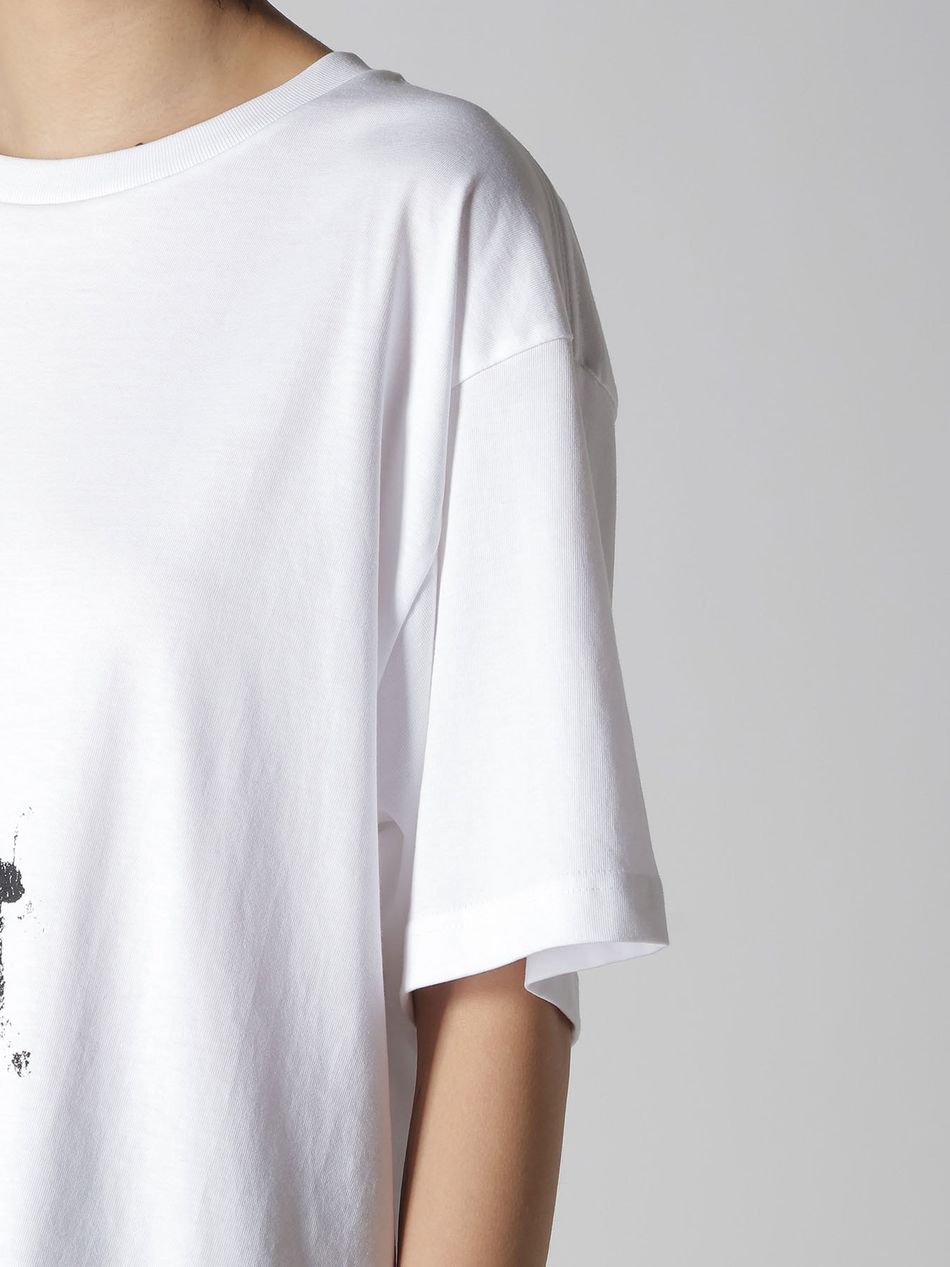 COTTON JERSEY DOG PIGMENT PRINT TEE