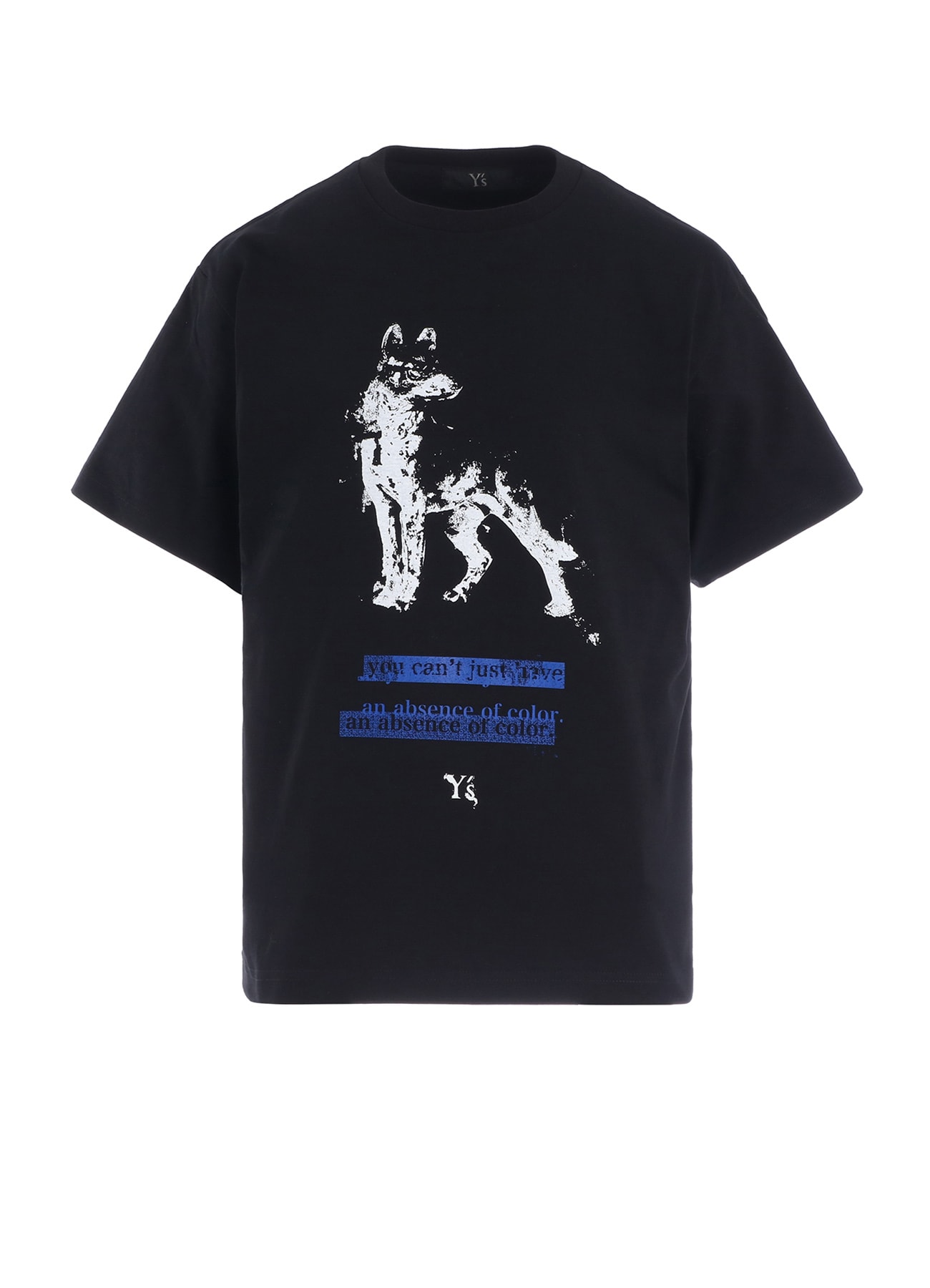 COTTON JERSEY DOG PIGMENT PRINT TEE