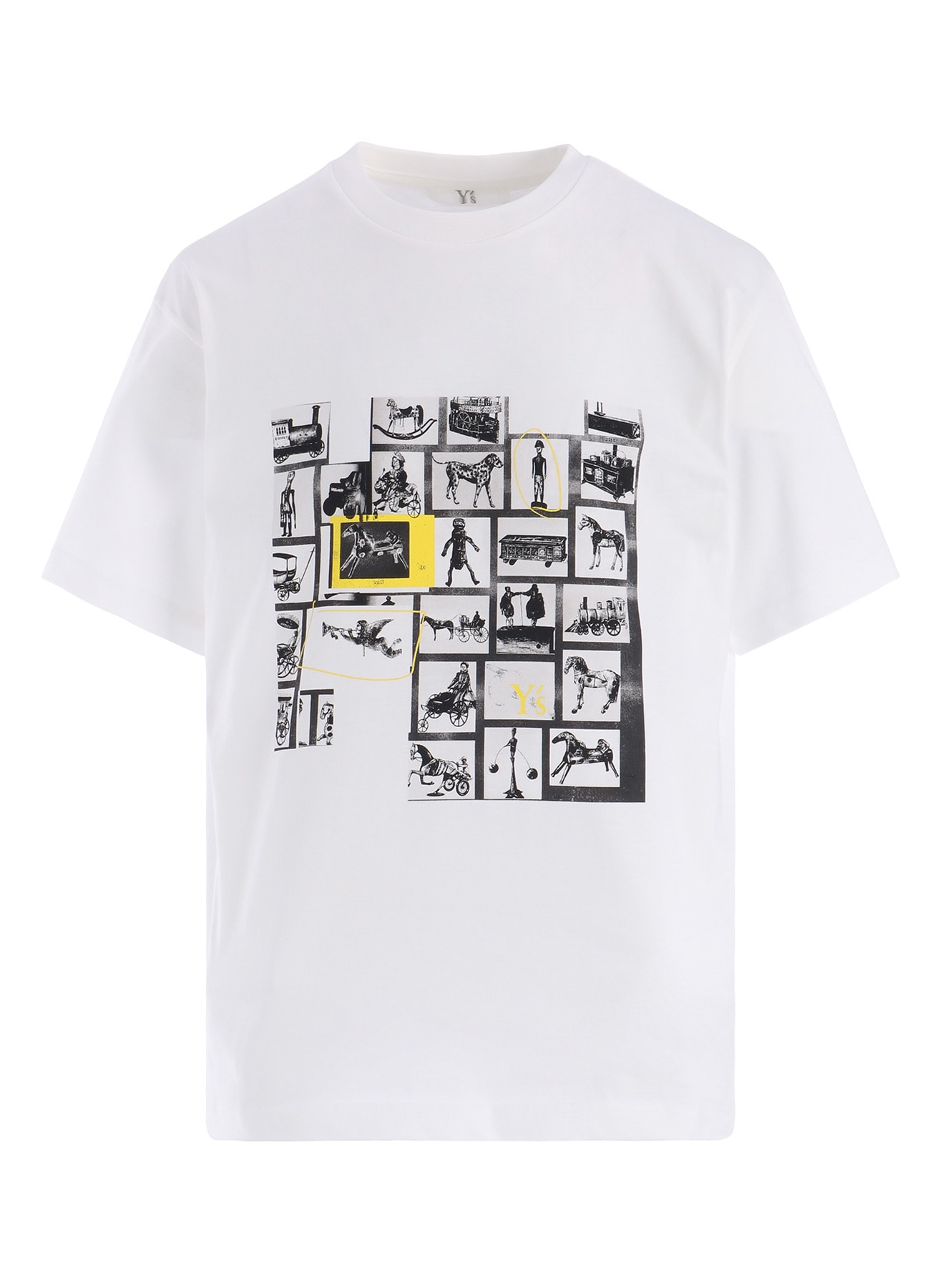 COTTON JERSEY TOY PIGMENT PRINT TEE