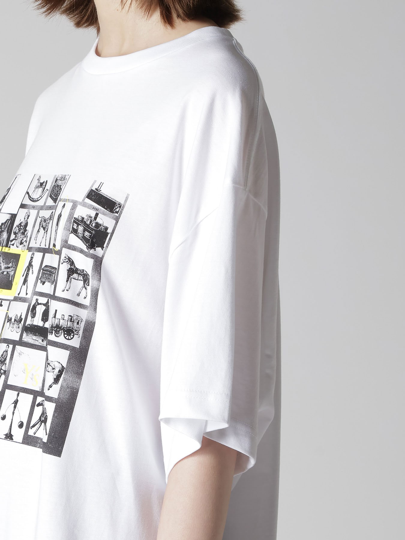 COTTON JERSEY TOY PIGMENT PRINT TEE