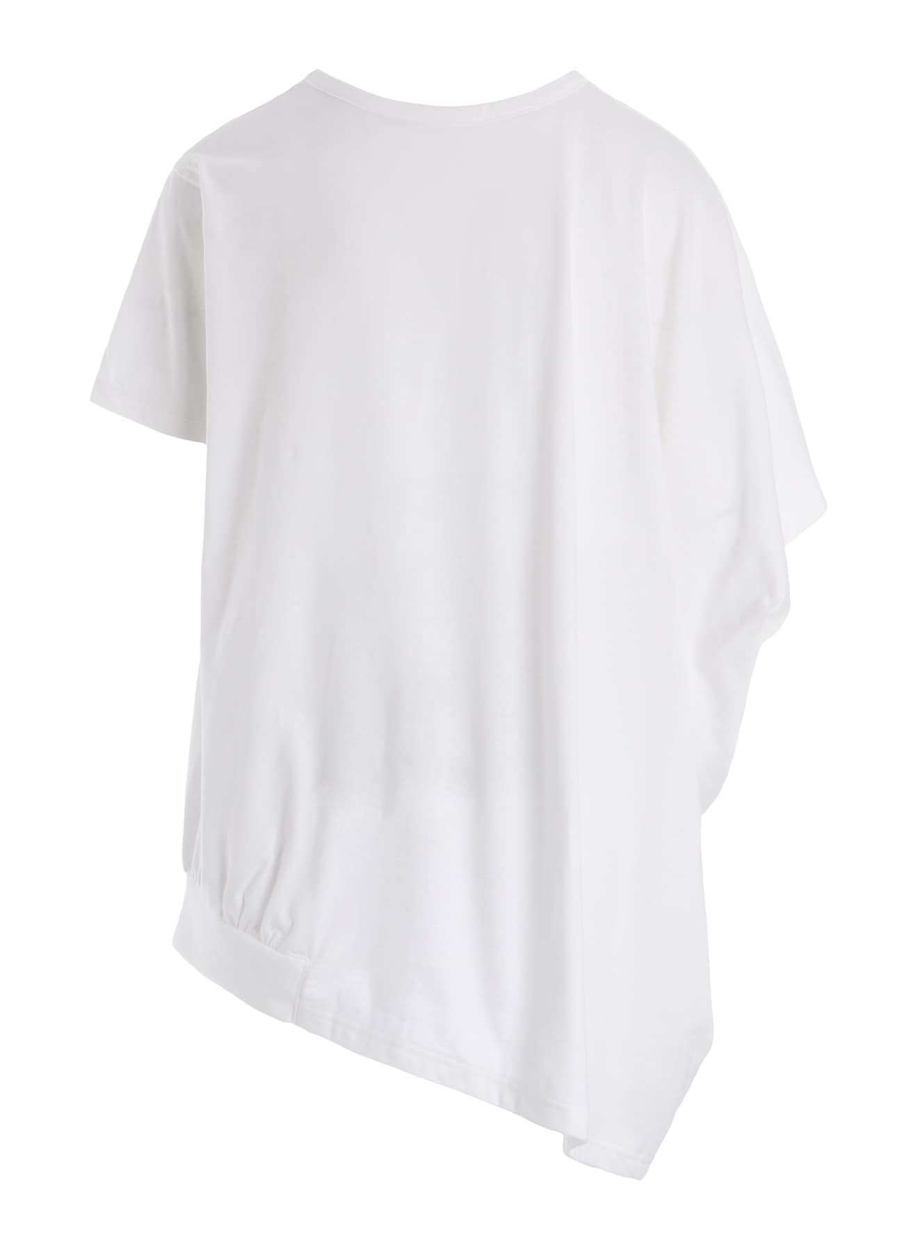 JERSEY ANGEL DOT PIGMENT PRINT ASYMMETRIC TEE