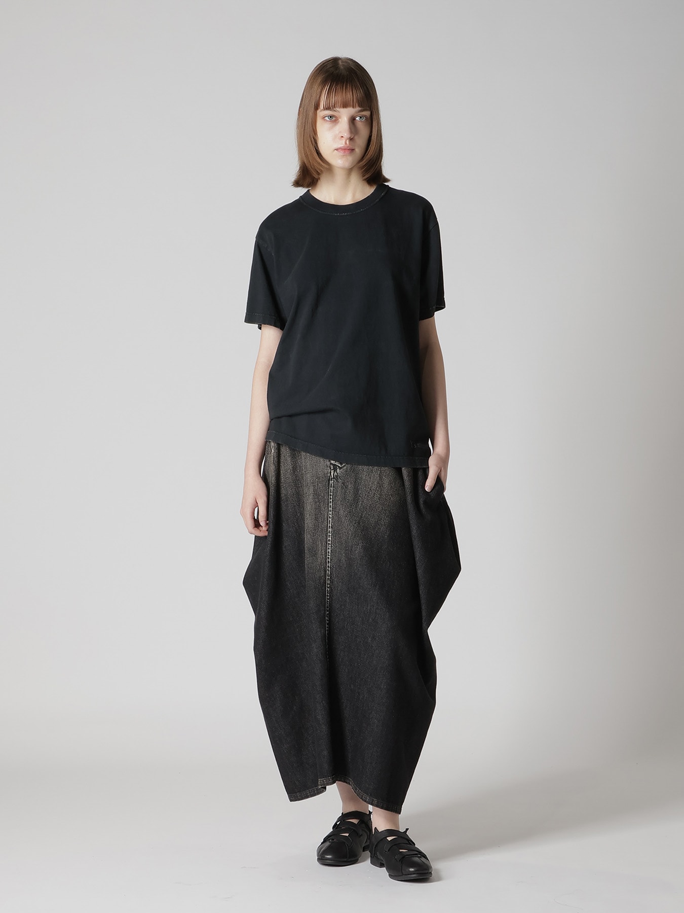 7.4OZ COTTON JERSEY SULFUR-DYED SHORT SLEEVE TEE