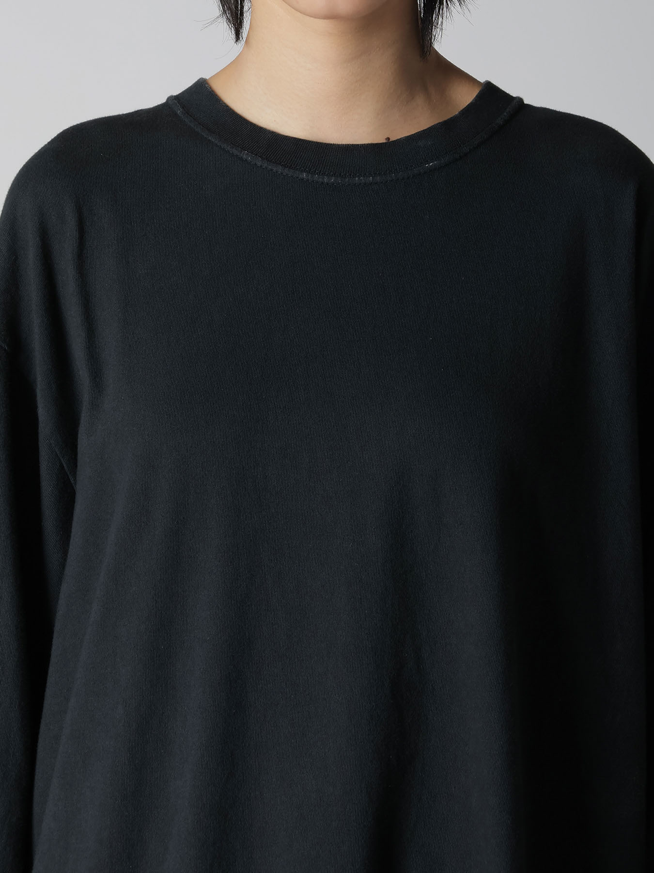 7.4OZ COTTON JERSEY SULFUR-DYED LONG SLEEVE TEE