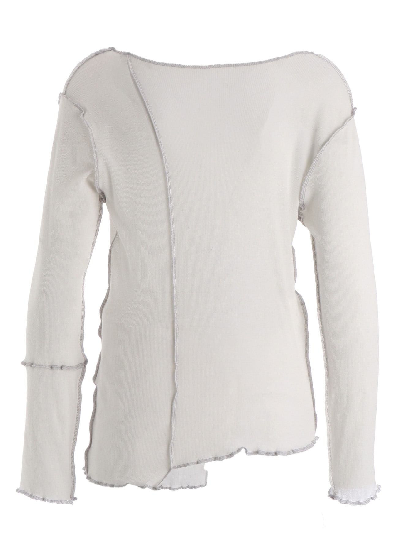 RIB PANEL LONG SLEEVE TEE