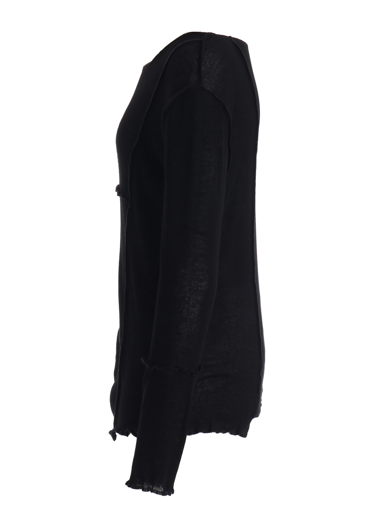 RIB PANEL LONG SLEEVE TEE