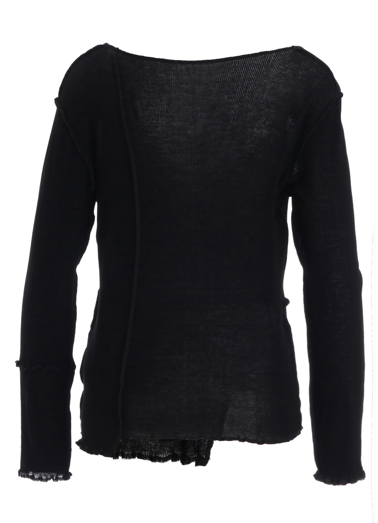 RIB PANEL LONG SLEEVE TEE