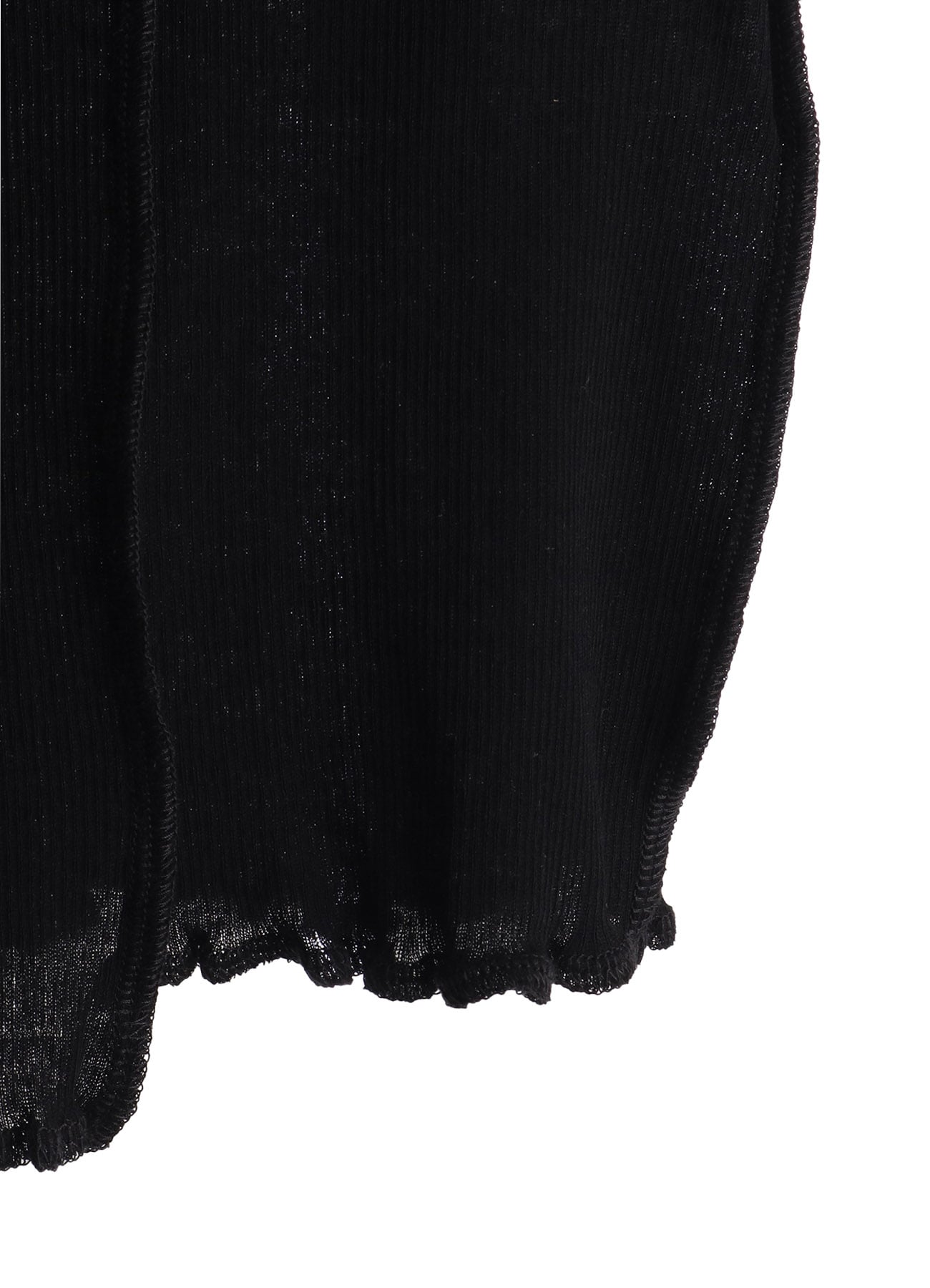 RIB PANEL LONG SLEEVE TEE