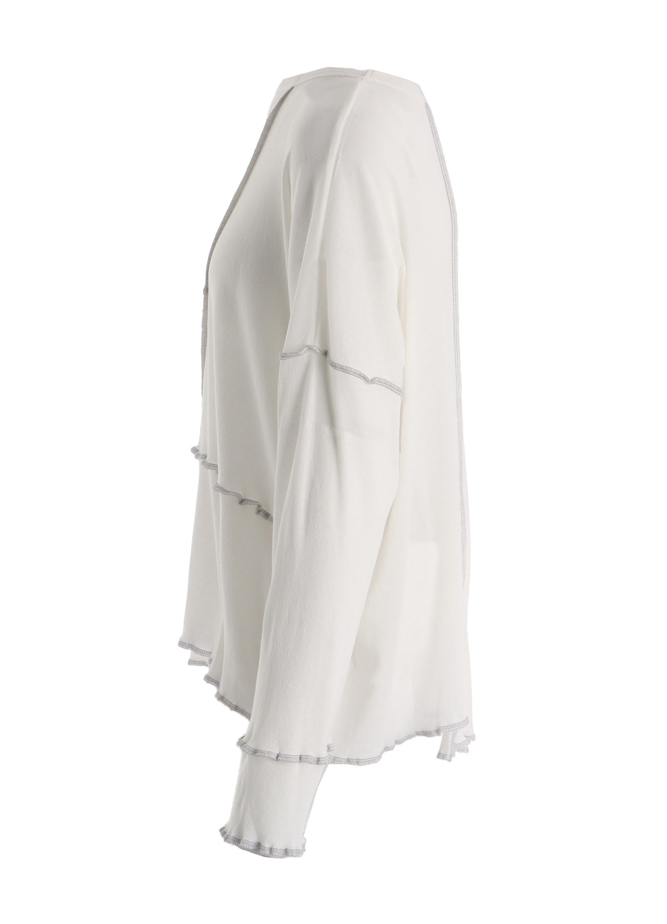 RIB PANEL LONG SLEEVE BIG TEE