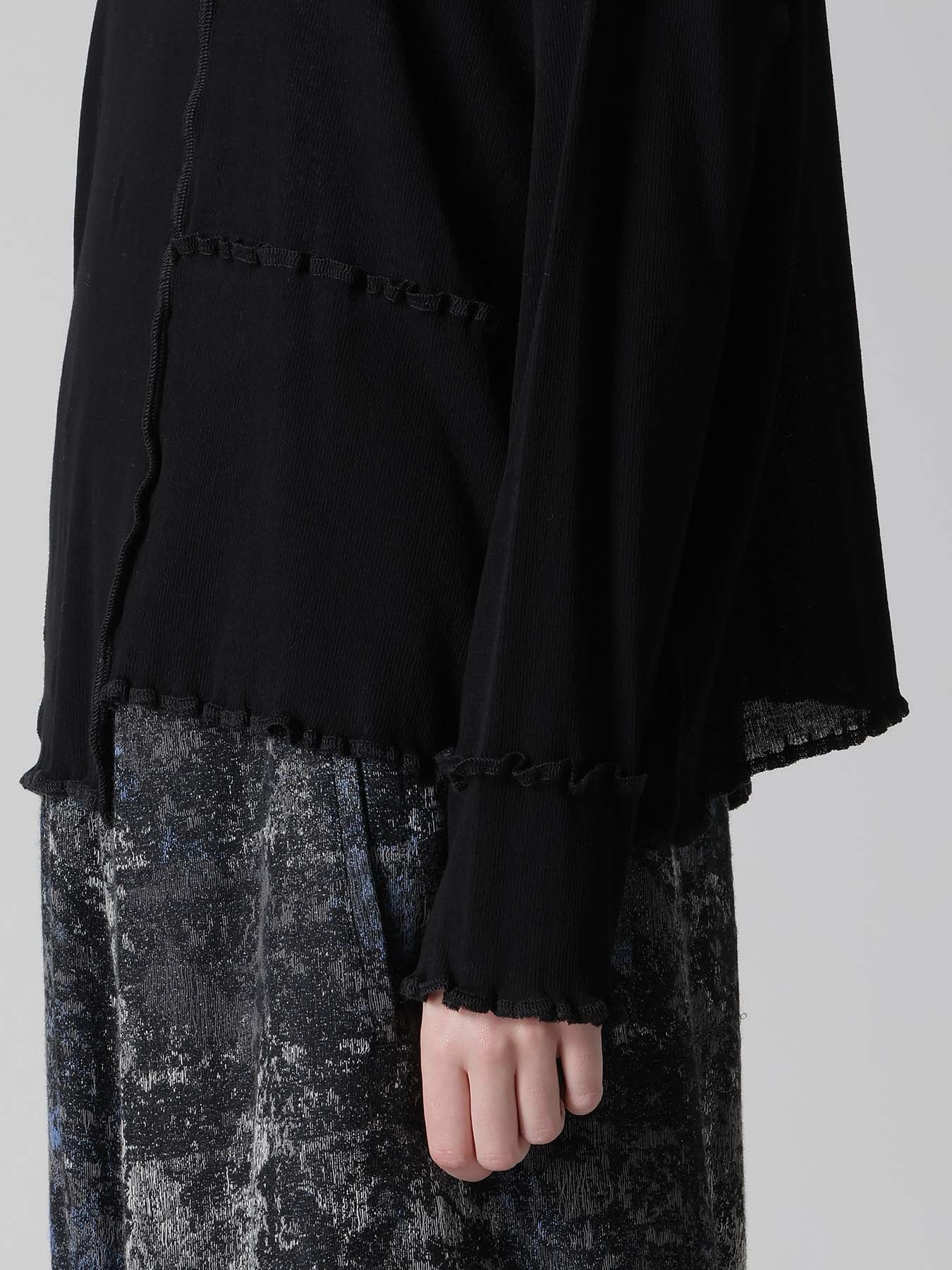 RIB PANEL LONG SLEEVE BIG TEE