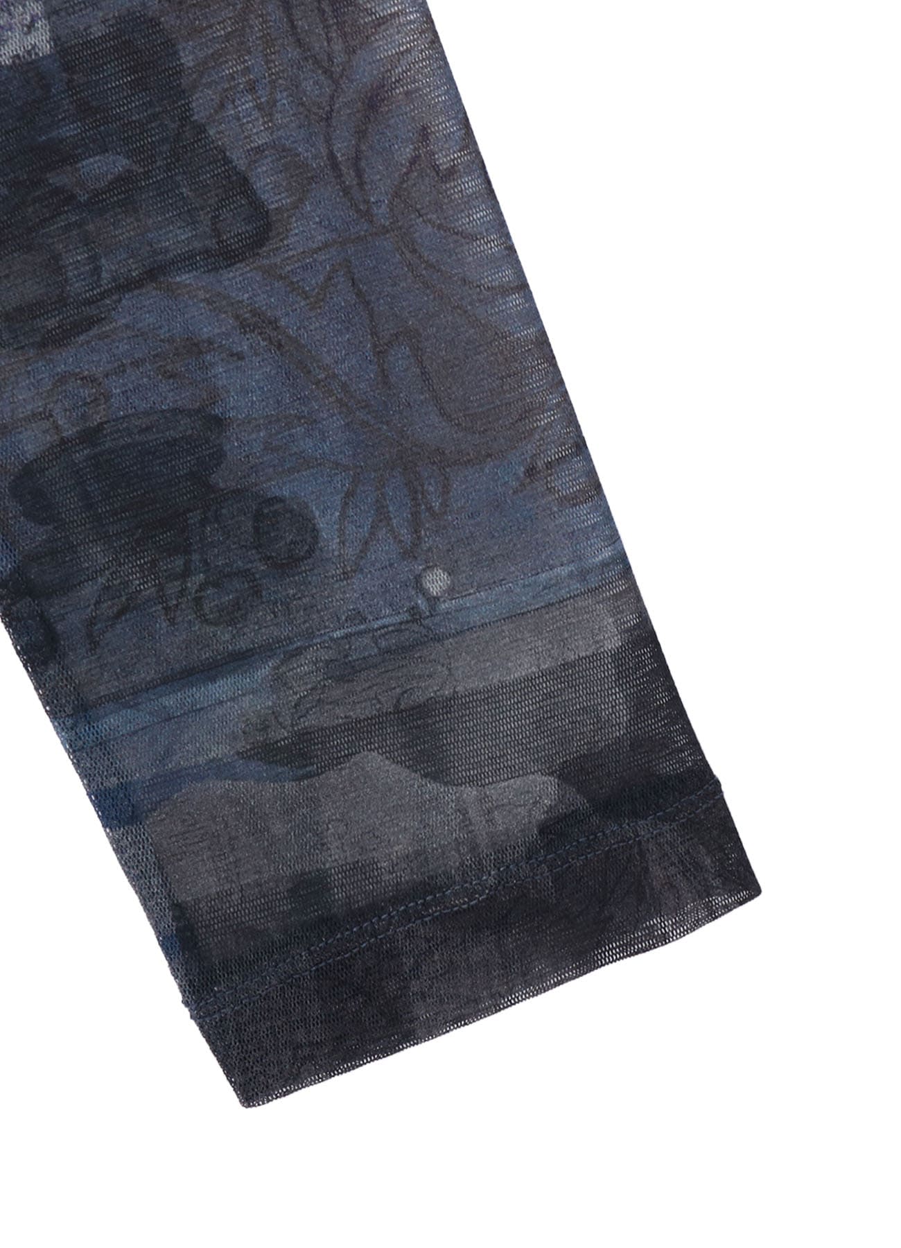 TULLE VASE COLLAGE PRINT LONG SLEEVE TEE