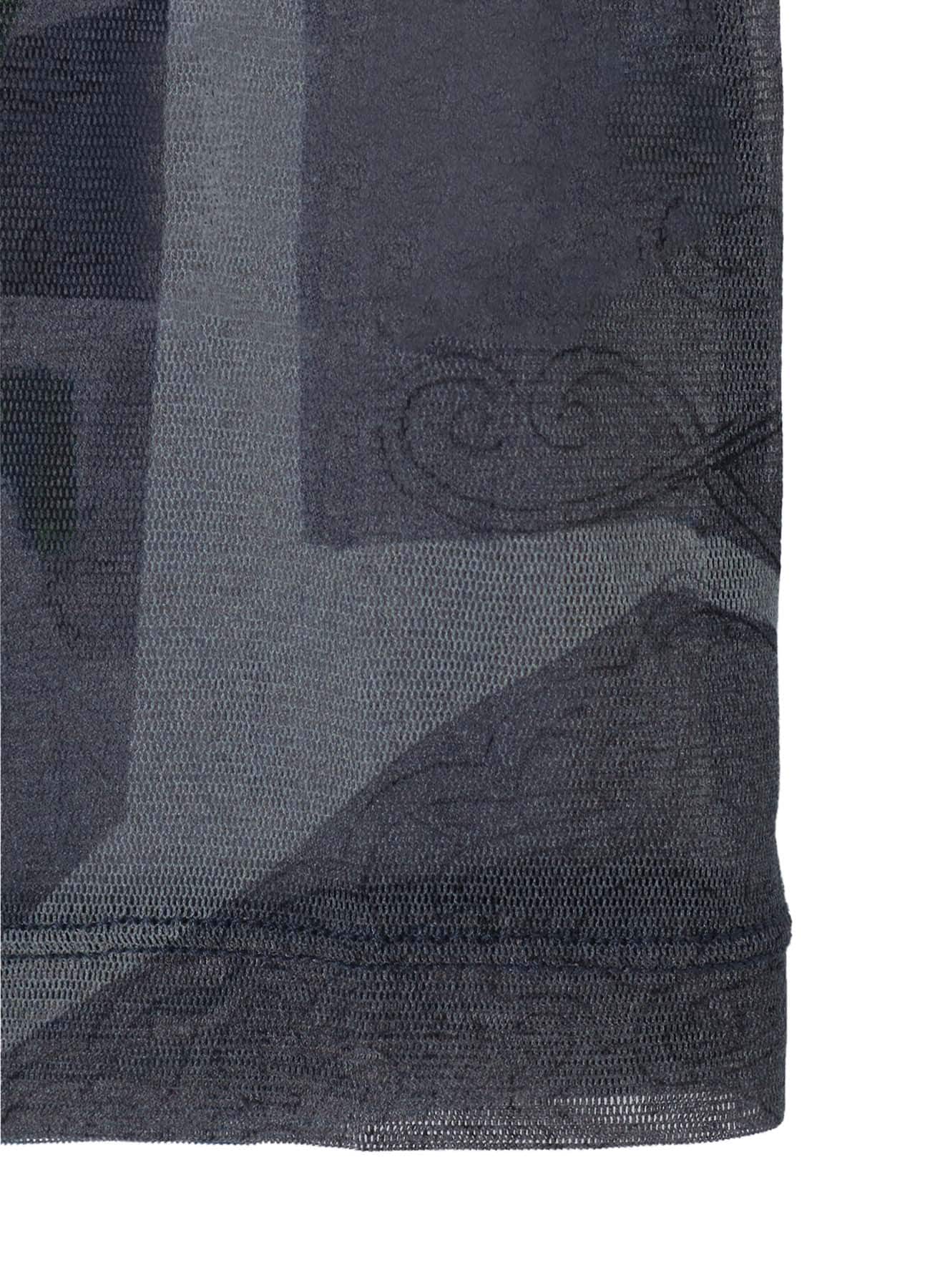 TULLE VASE COLLAGE PRINT LONG SLEEVE TEE