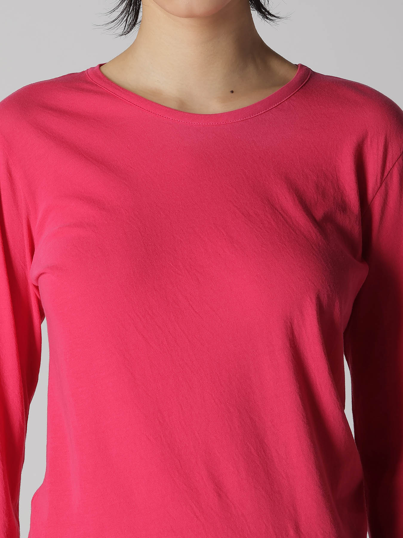 COTTON JERSY LONG SLEEVE TEE