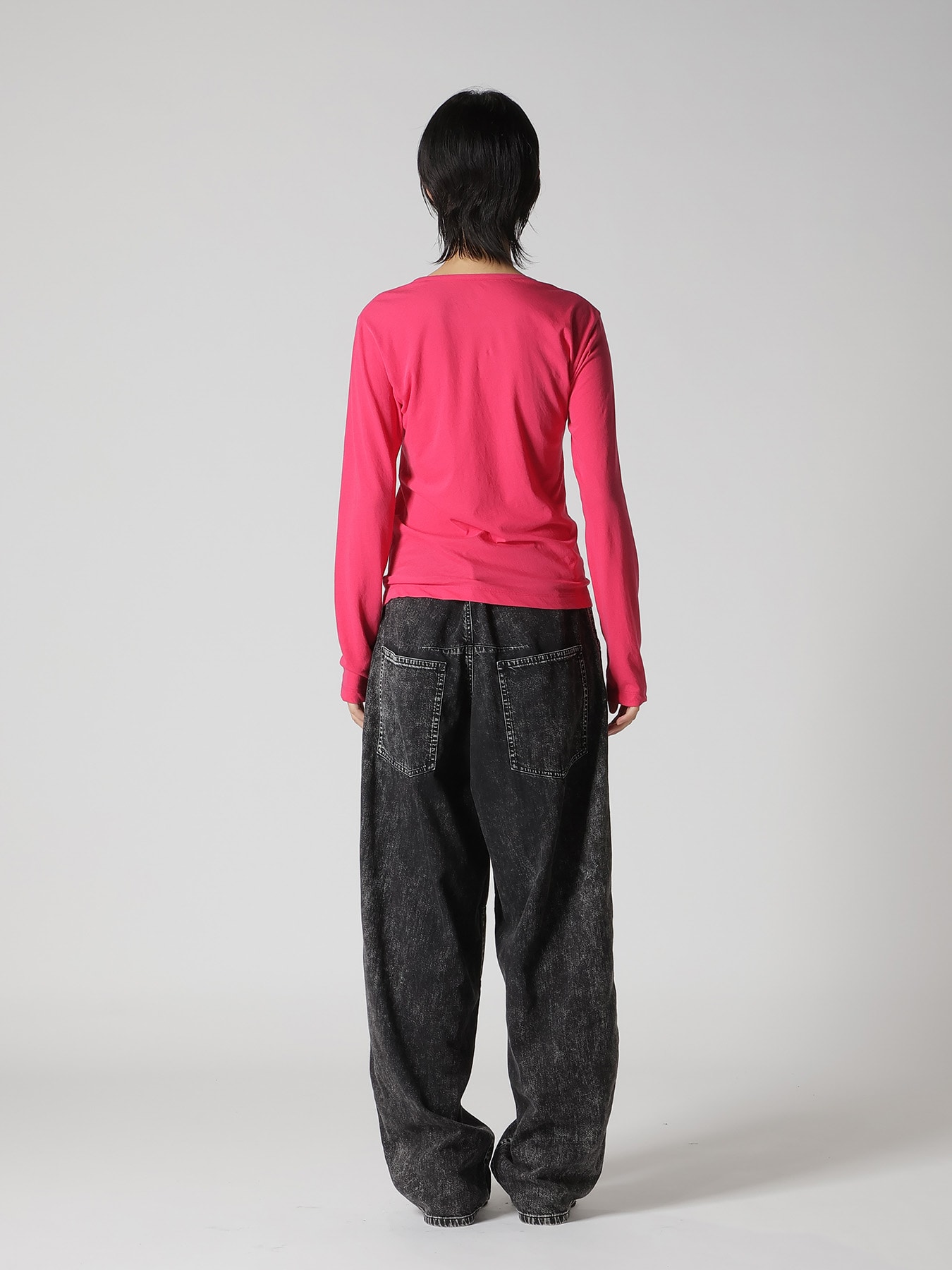 COTTON JERSY LONG SLEEVE TEE