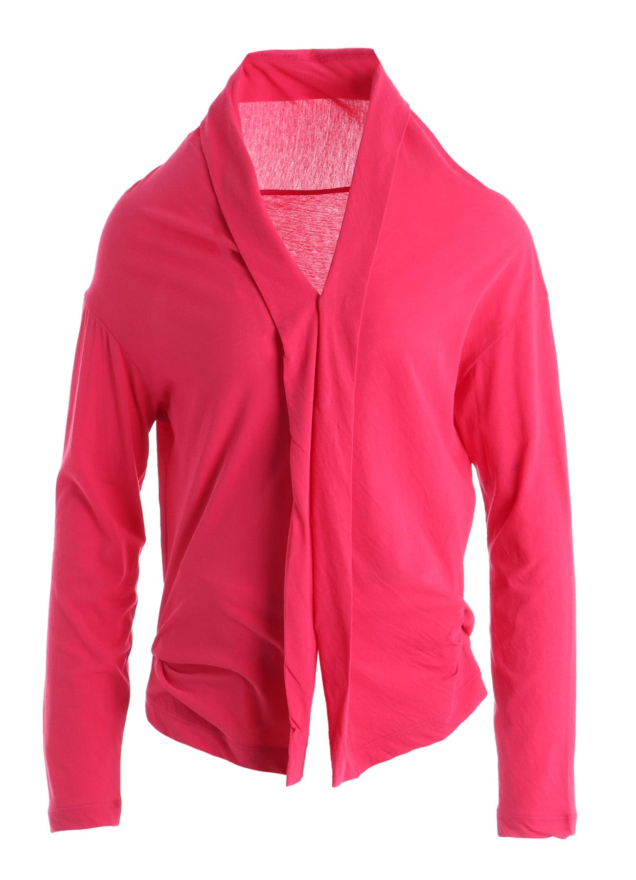 COTTON JERSY FRONT BUTTONS CARDIGAN