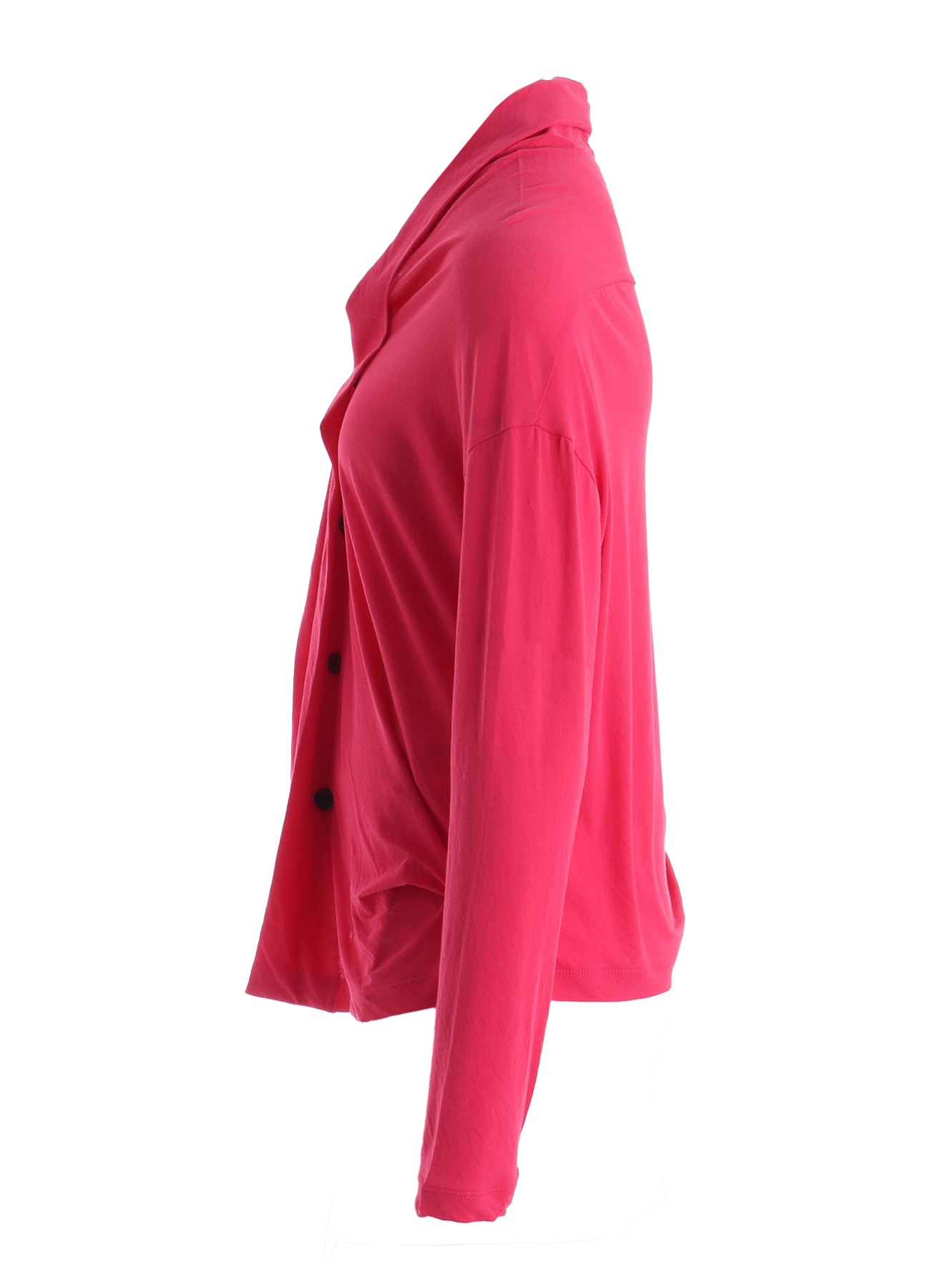 COTTON JERSY FRONT BUTTONS CARDIGAN