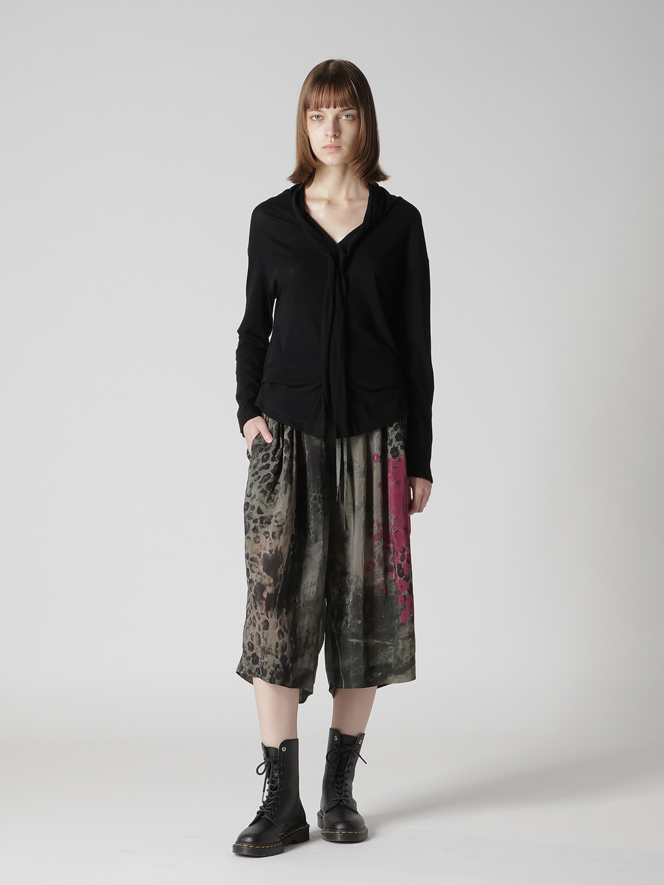 COTTON JERSY FRONT BUTTONS CARDIGAN