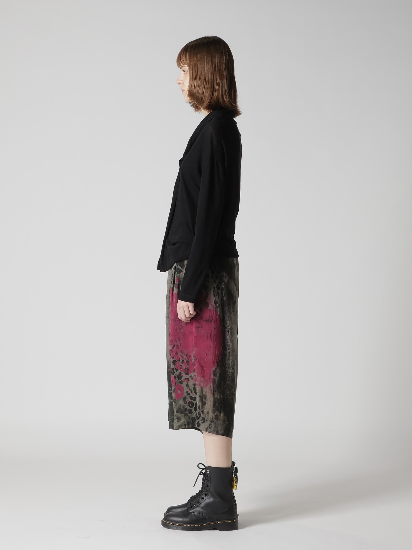 COTTON JERSY FRONT BUTTONS CARDIGAN