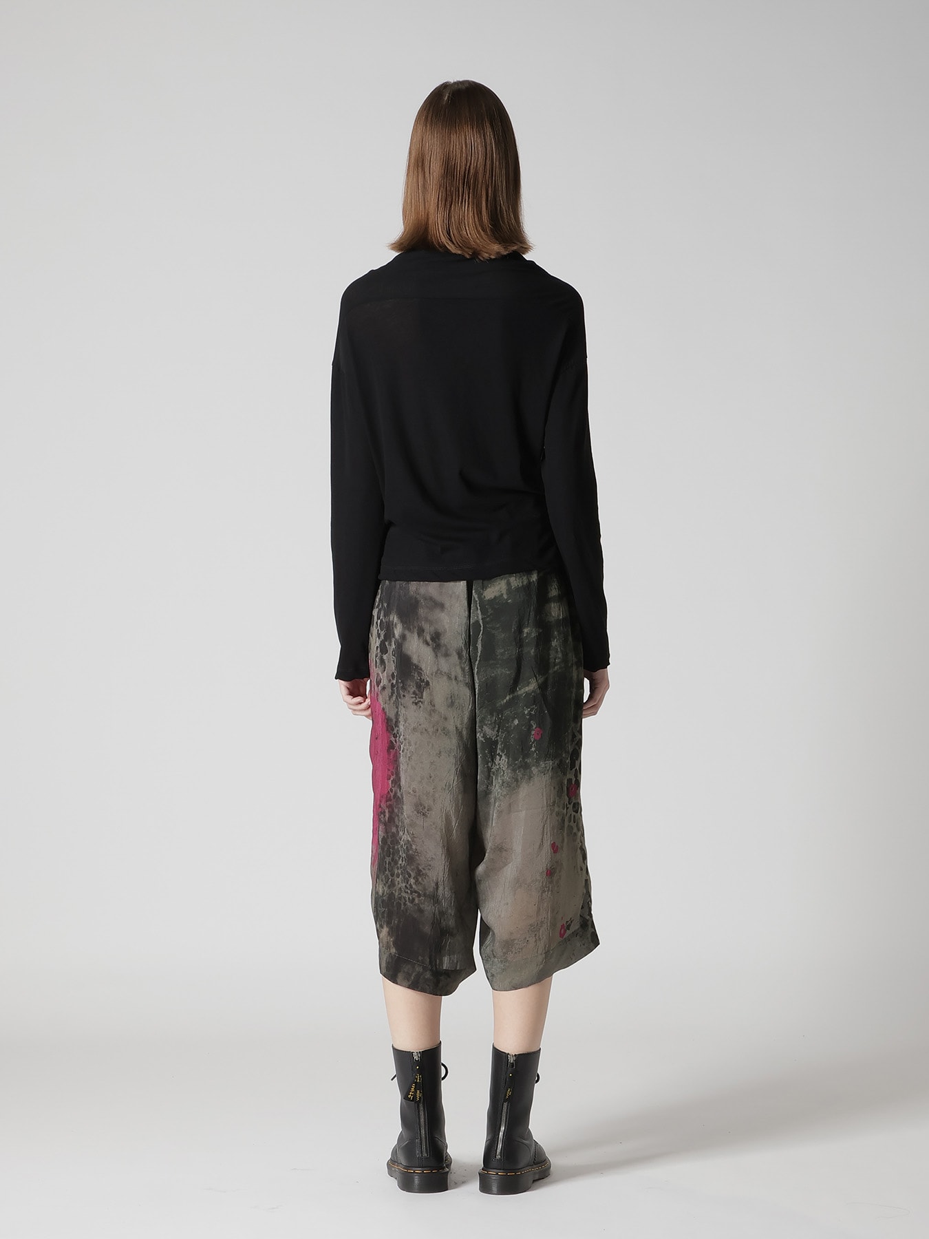 COTTON JERSY FRONT BUTTONS CARDIGAN