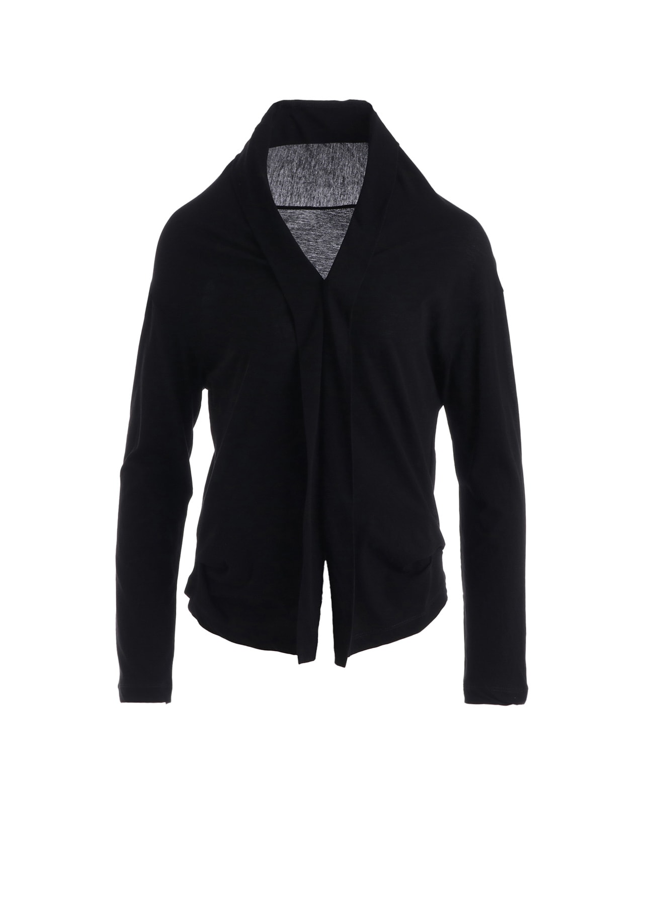 COTTON JERSY FRONT BUTTONS CARDIGAN