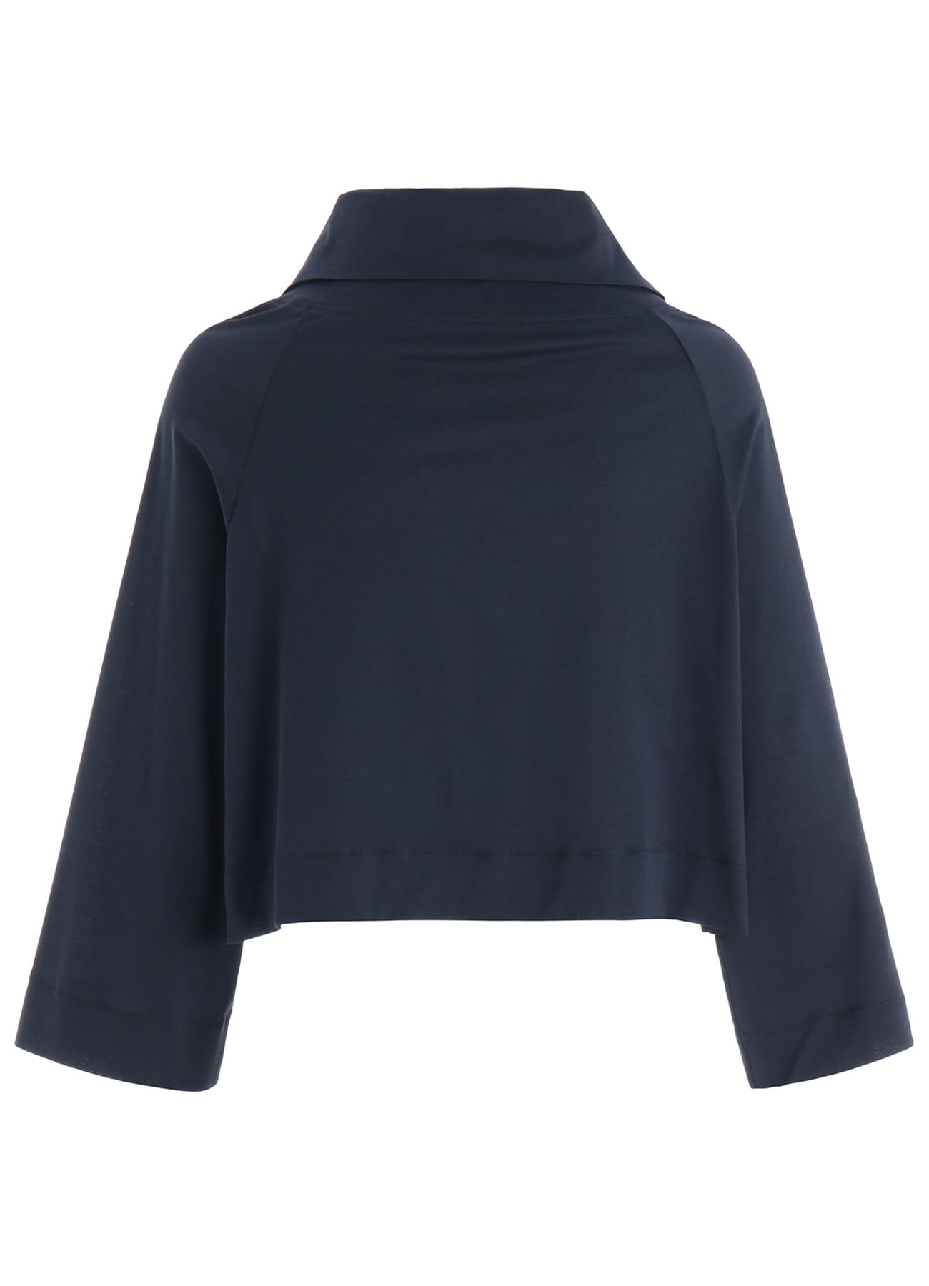 COTTON JERSEY ARRANGED 3-BUTTON JACKET