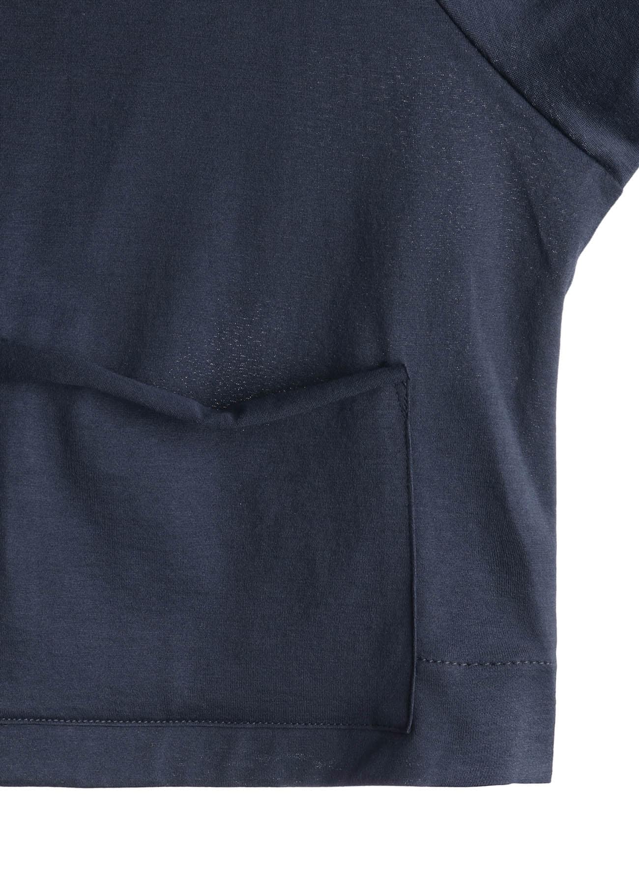 COTTON JERSEY ARRANGED 3-BUTTON JACKET