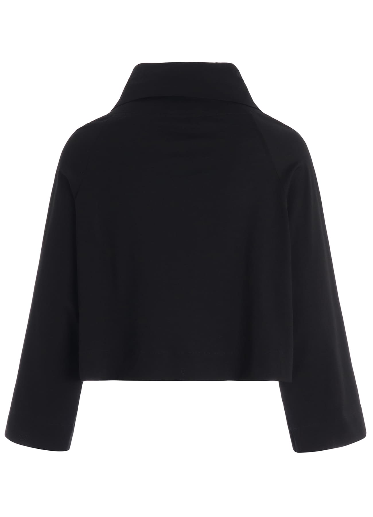 COTTON JERSEY ARRANGED 3-BUTTON JACKET