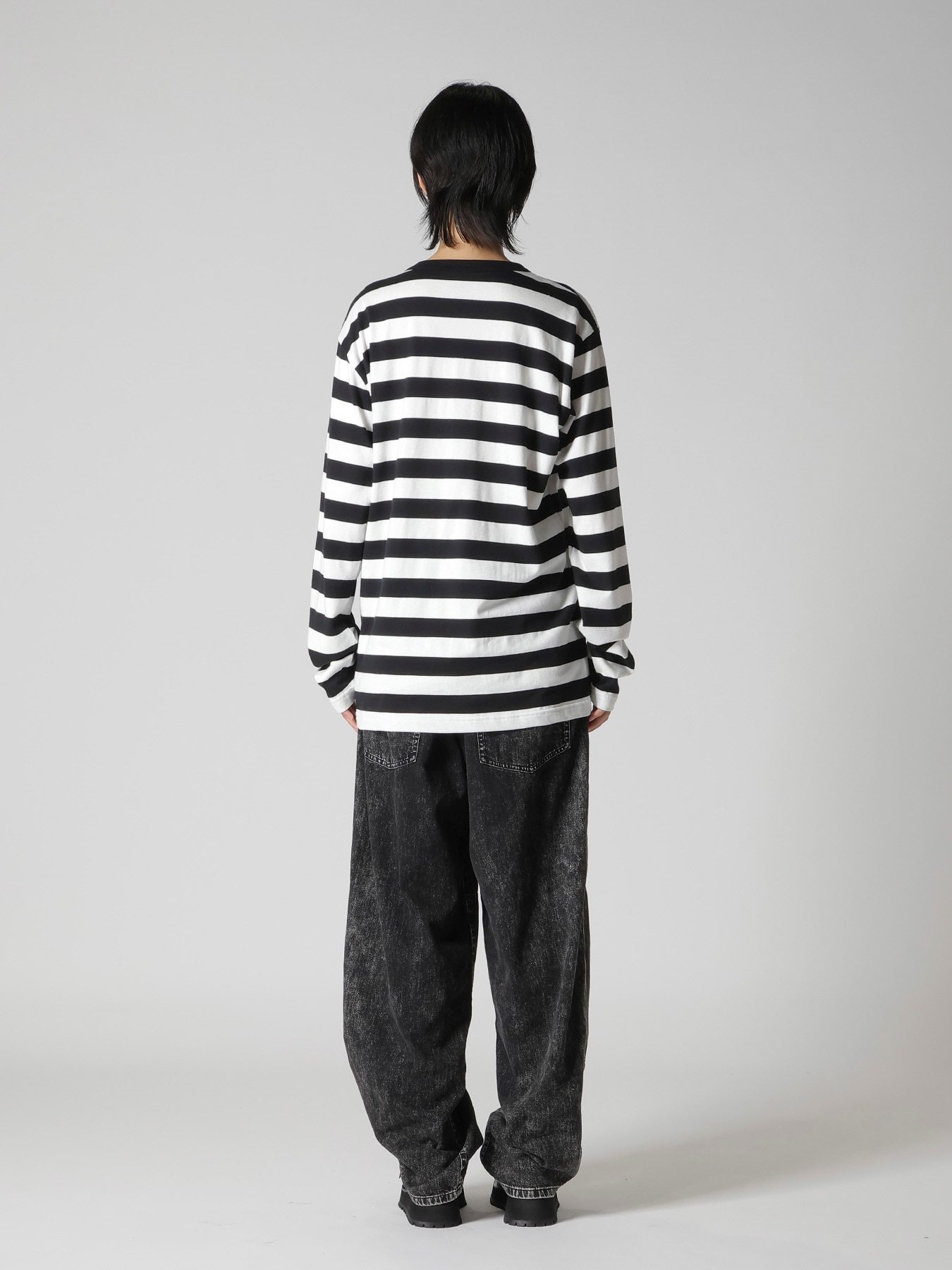 STRIPE JERSEY Y's STITCH LONG T