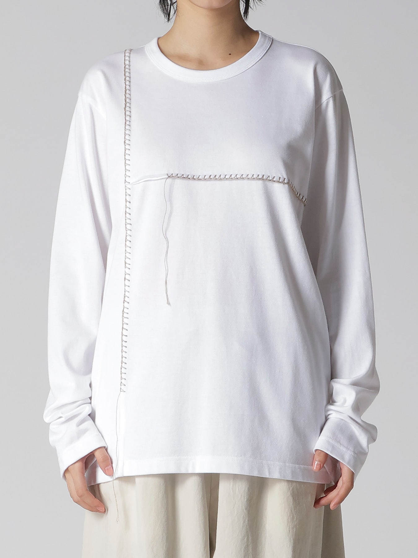 JERSEY BLANKET EMBROIDERY Y's STITCH LONG T