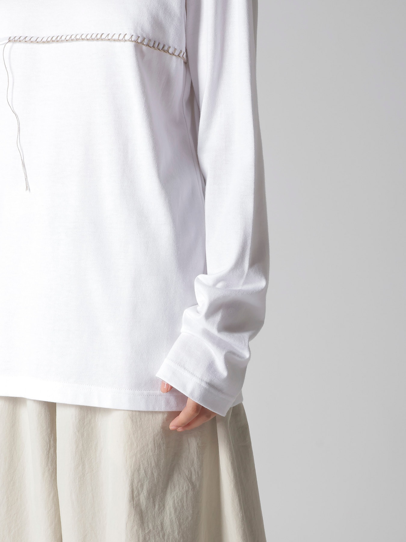 JERSEY BLANKET EMBROIDERY Y's STITCH LONG T