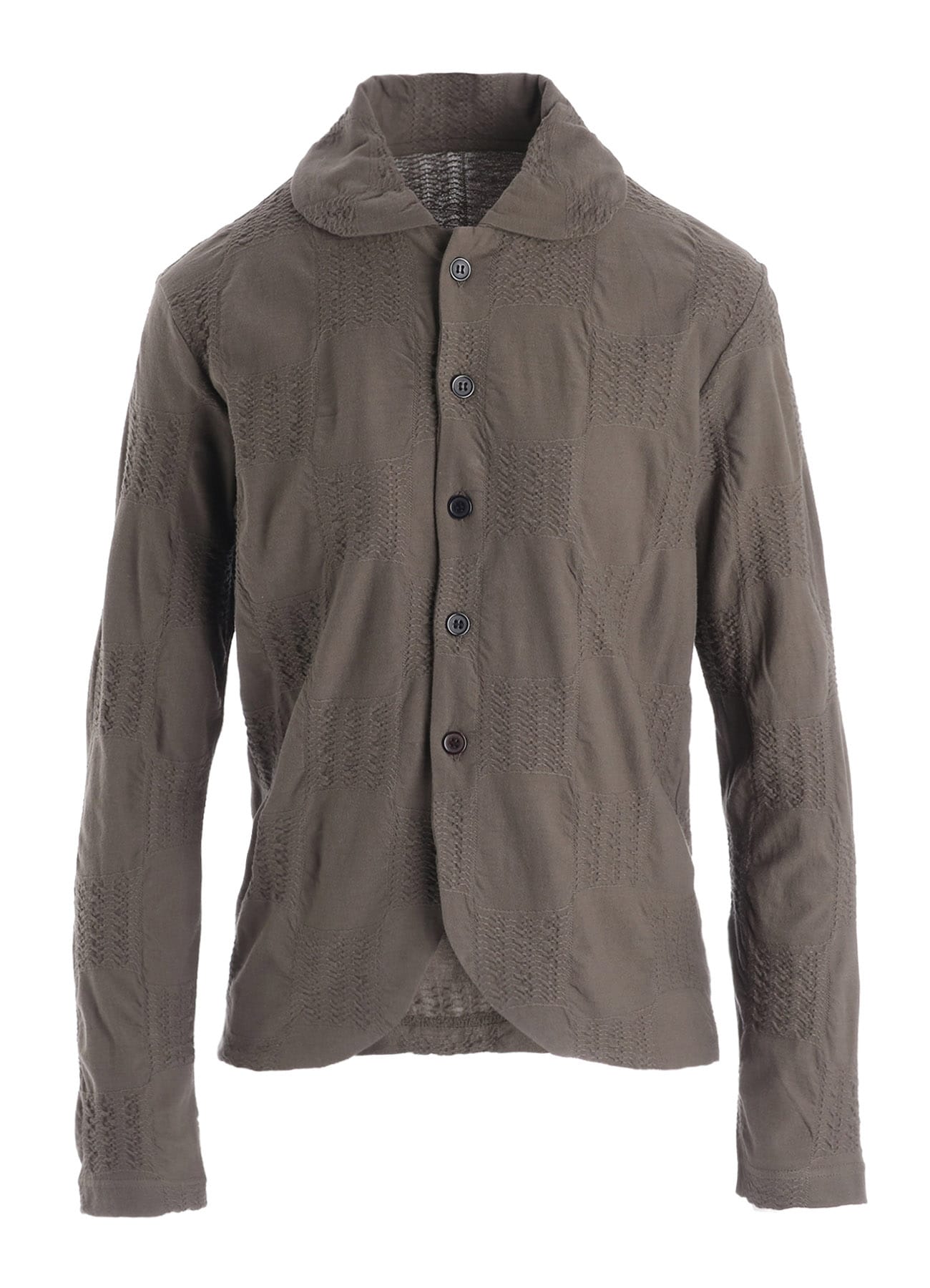 BLOCK TUCK JQ 5-BUTTON CARDIGAN