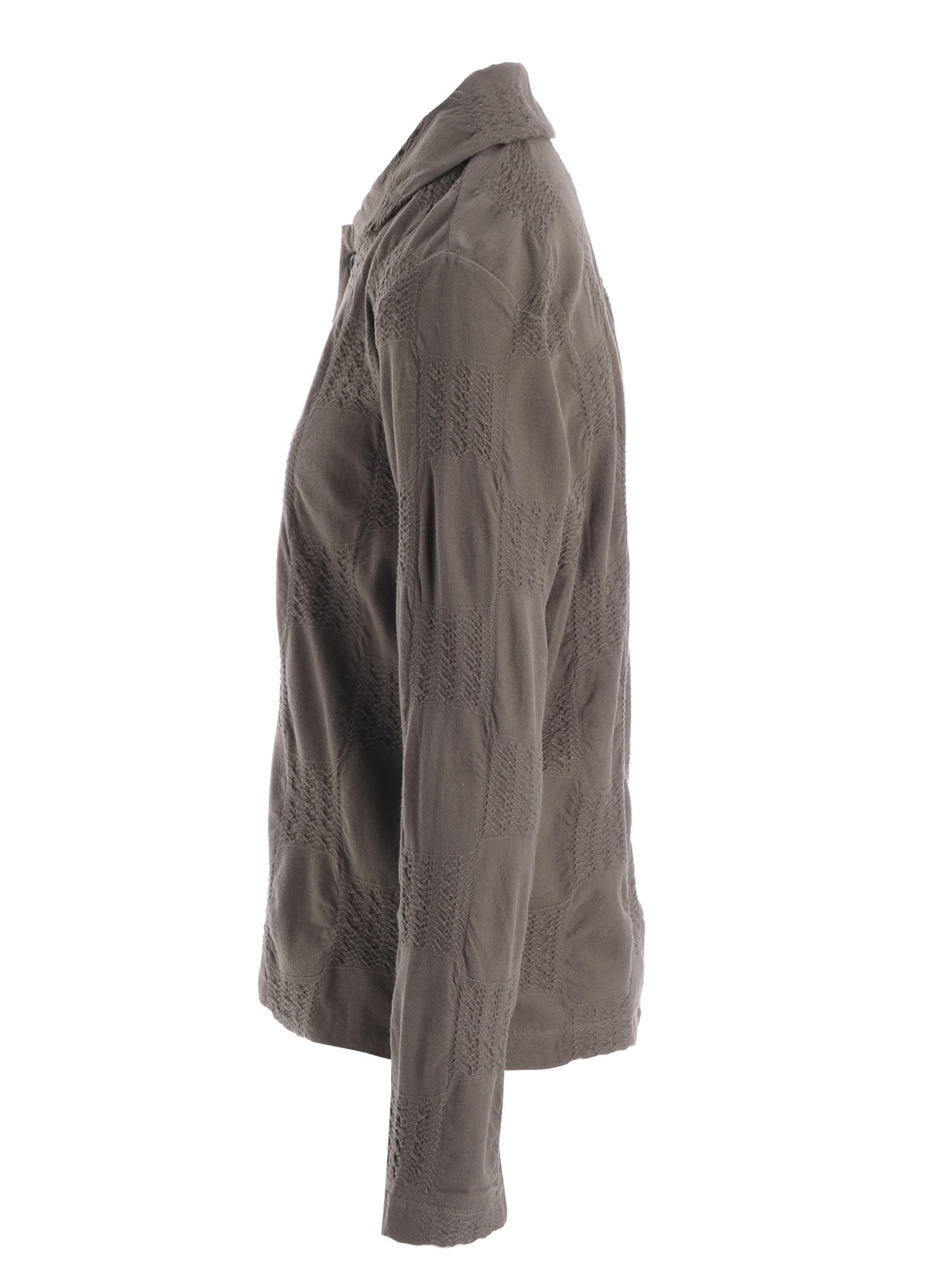 BLOCK TUCK JQ 5-BUTTON CARDIGAN