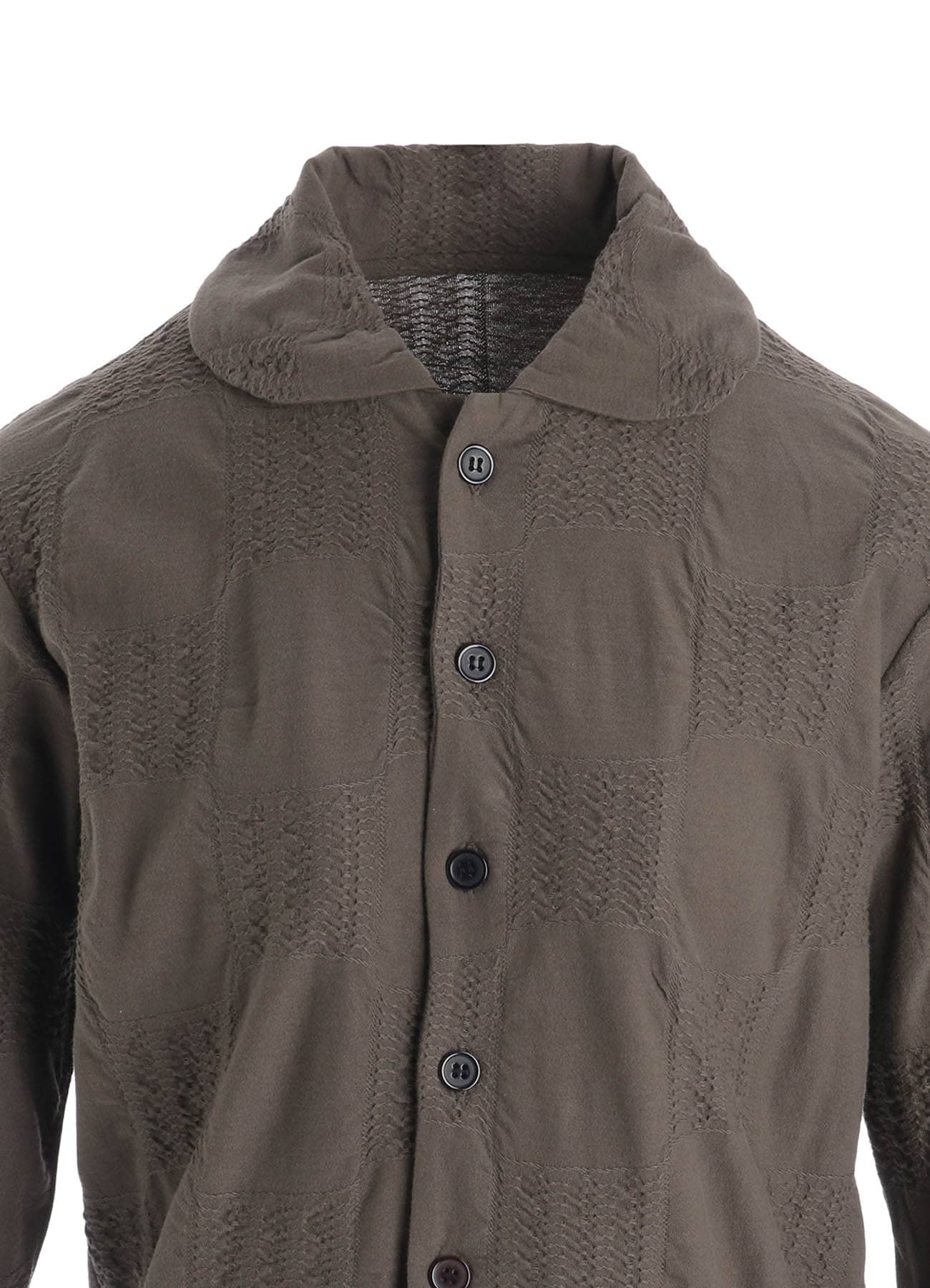 BLOCK TUCK JQ 5-BUTTON CARDIGAN